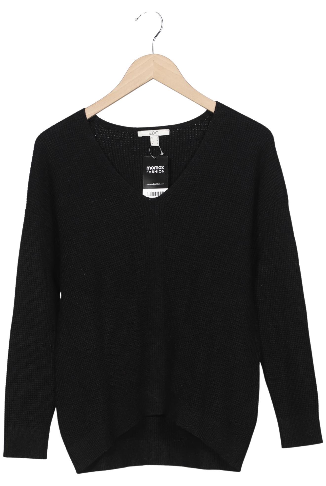 

edc by Esprit Damen Pullover, schwarz, Gr. 36