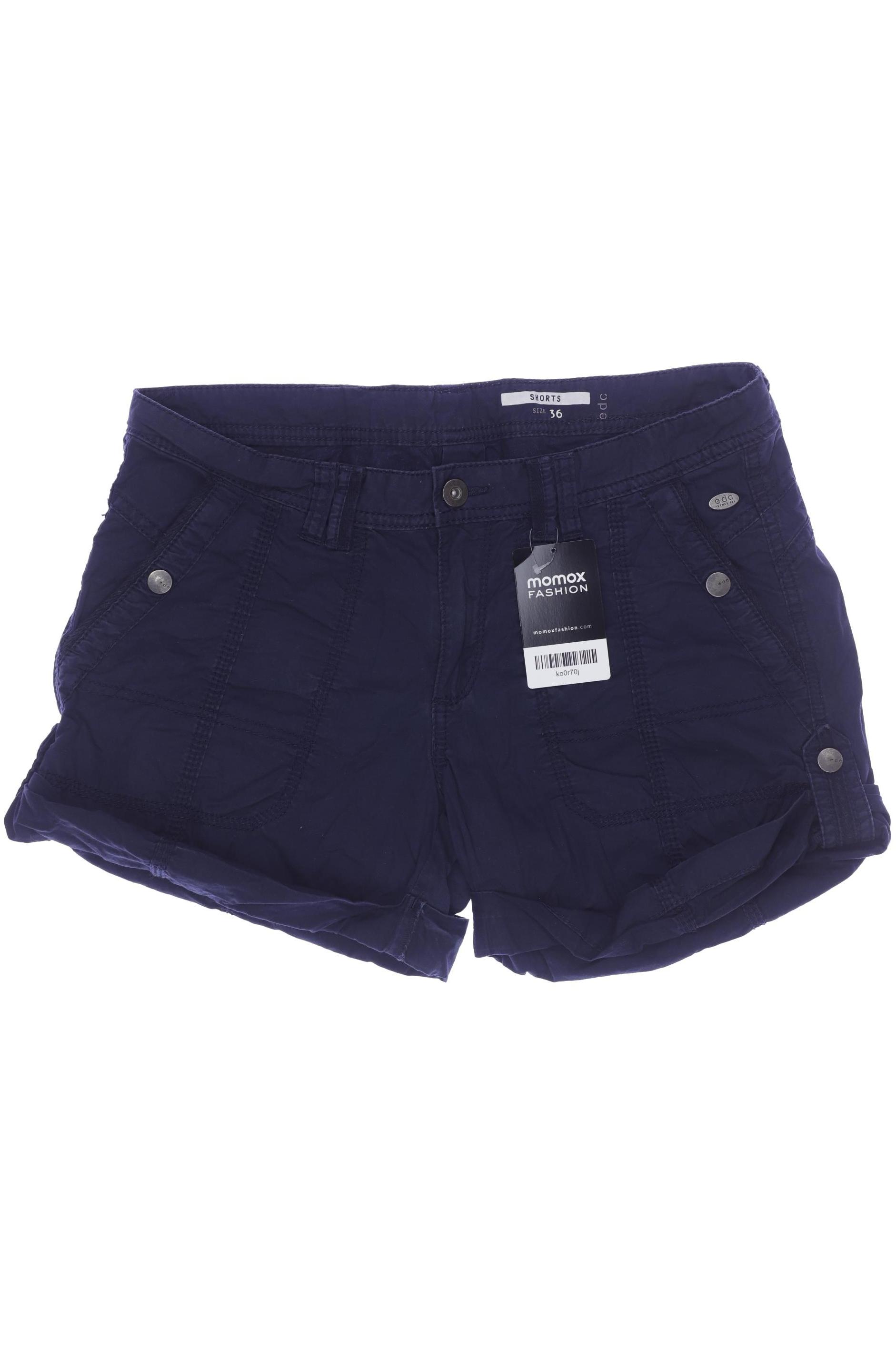 

edc by Esprit Damen Shorts, marineblau, Gr. 36