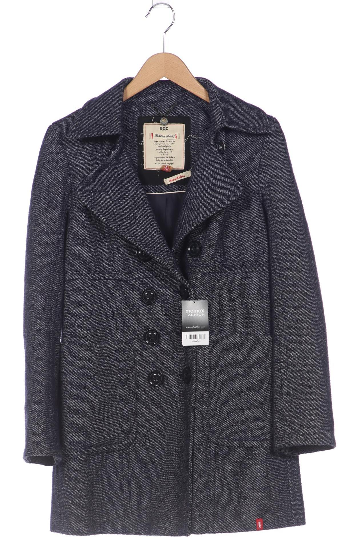 

edc by Esprit Damen Mantel, marineblau, Gr. 38