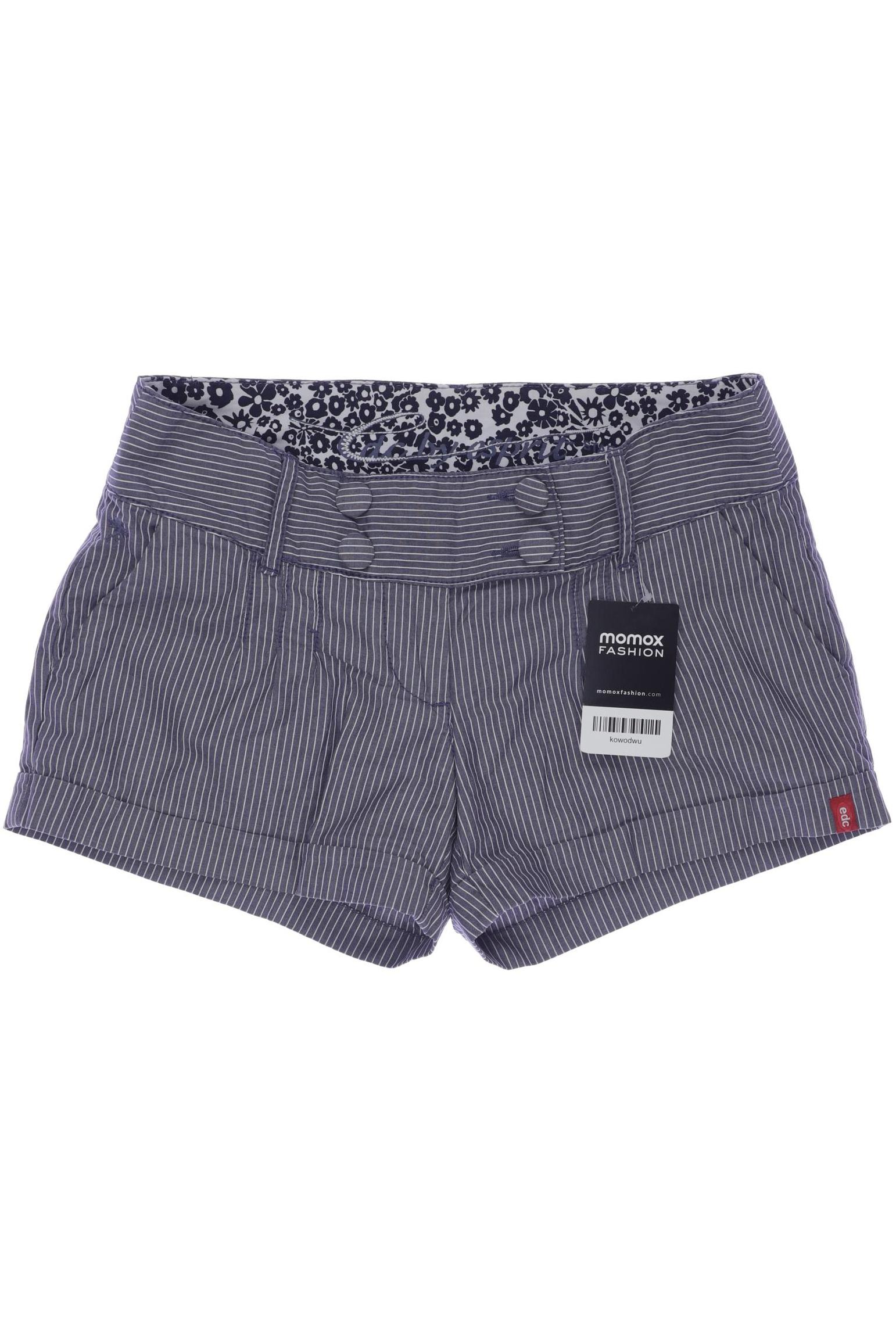 

edc by Esprit Damen Shorts, blau, Gr. 32