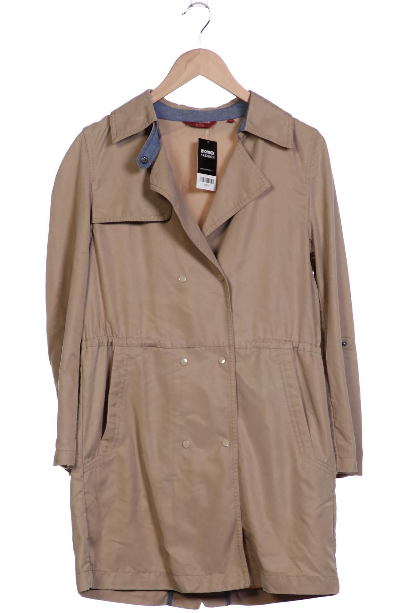 

edc by Esprit Damen Mantel, beige, Gr. 36