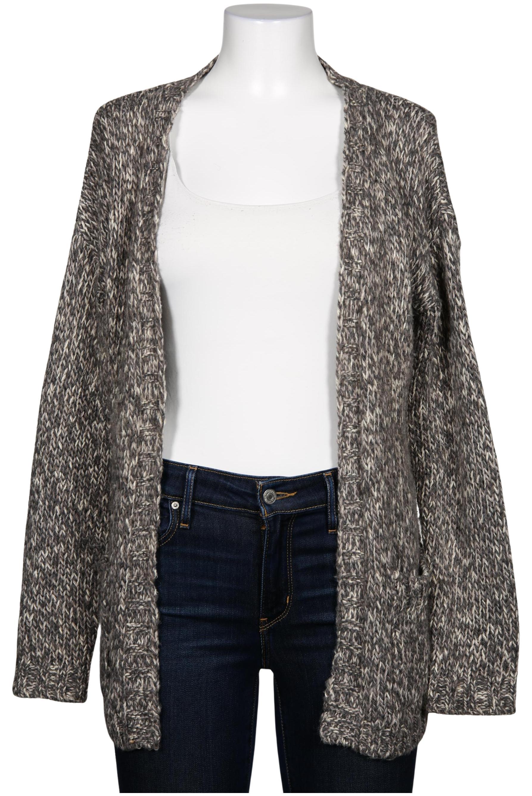

edc by Esprit Damen Strickjacke, grau, Gr. 42
