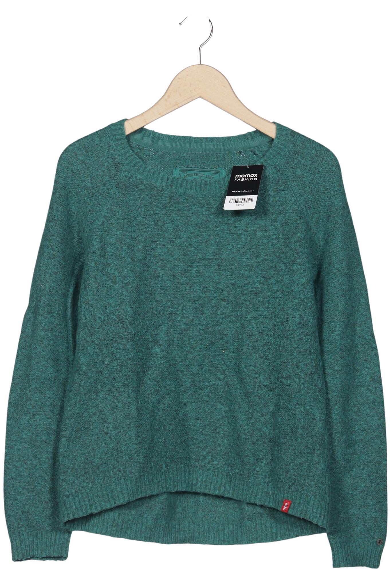 

edc by Esprit Damen Pullover, grün, Gr. 38