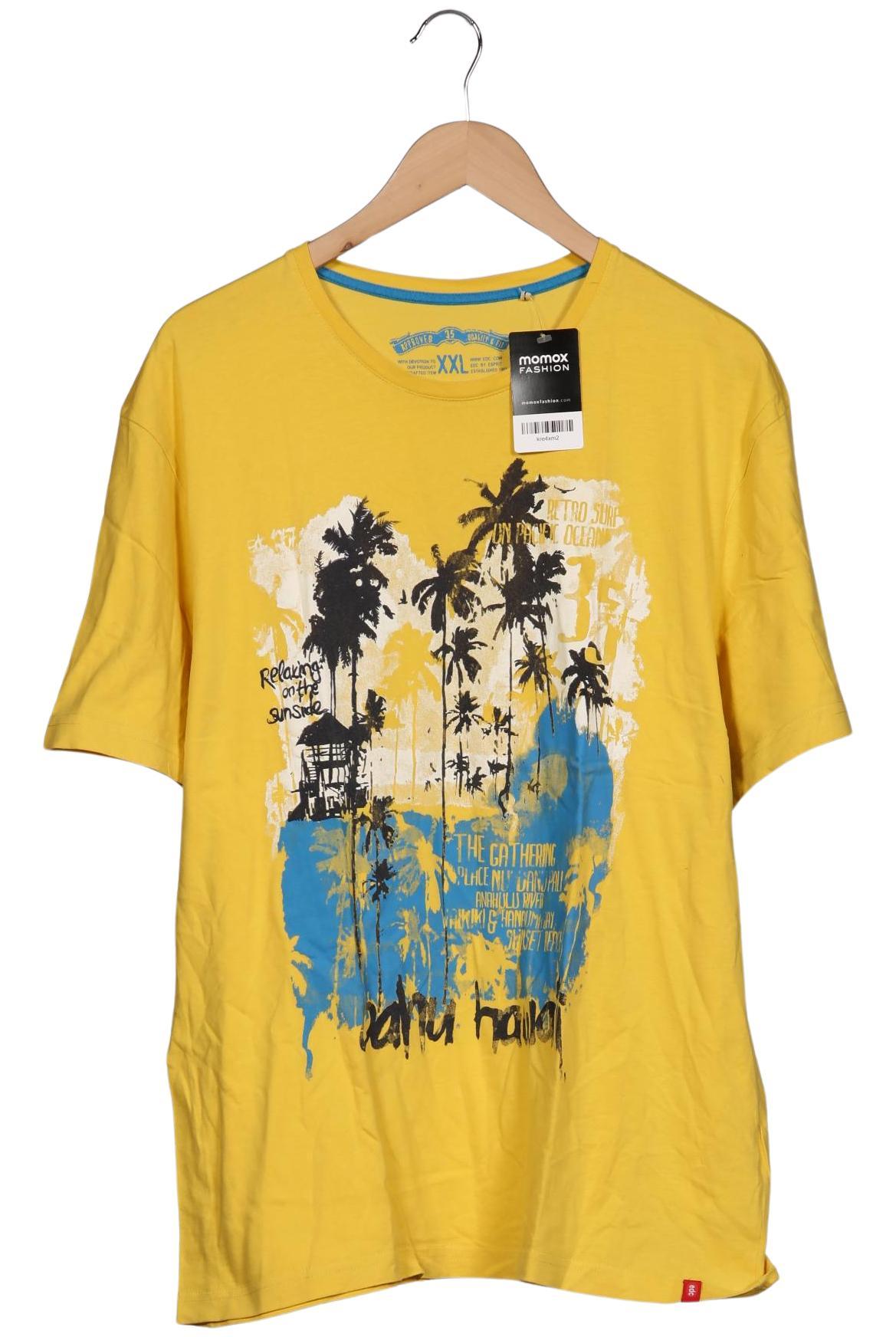 Thumbnail - edc by Esprit Herren T-Shirt, gelb, Gr. 56
