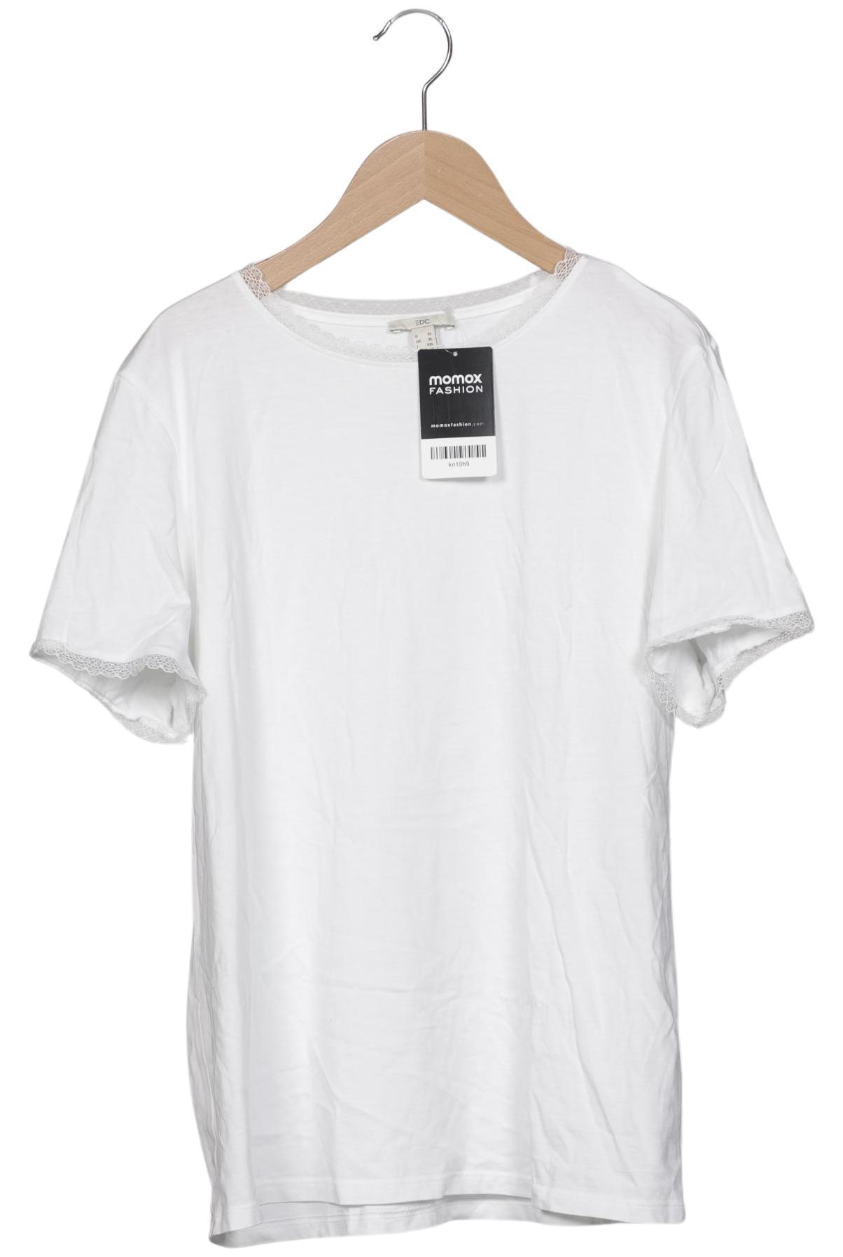

edc by Esprit Damen T-Shirt, weiß, Gr. 44