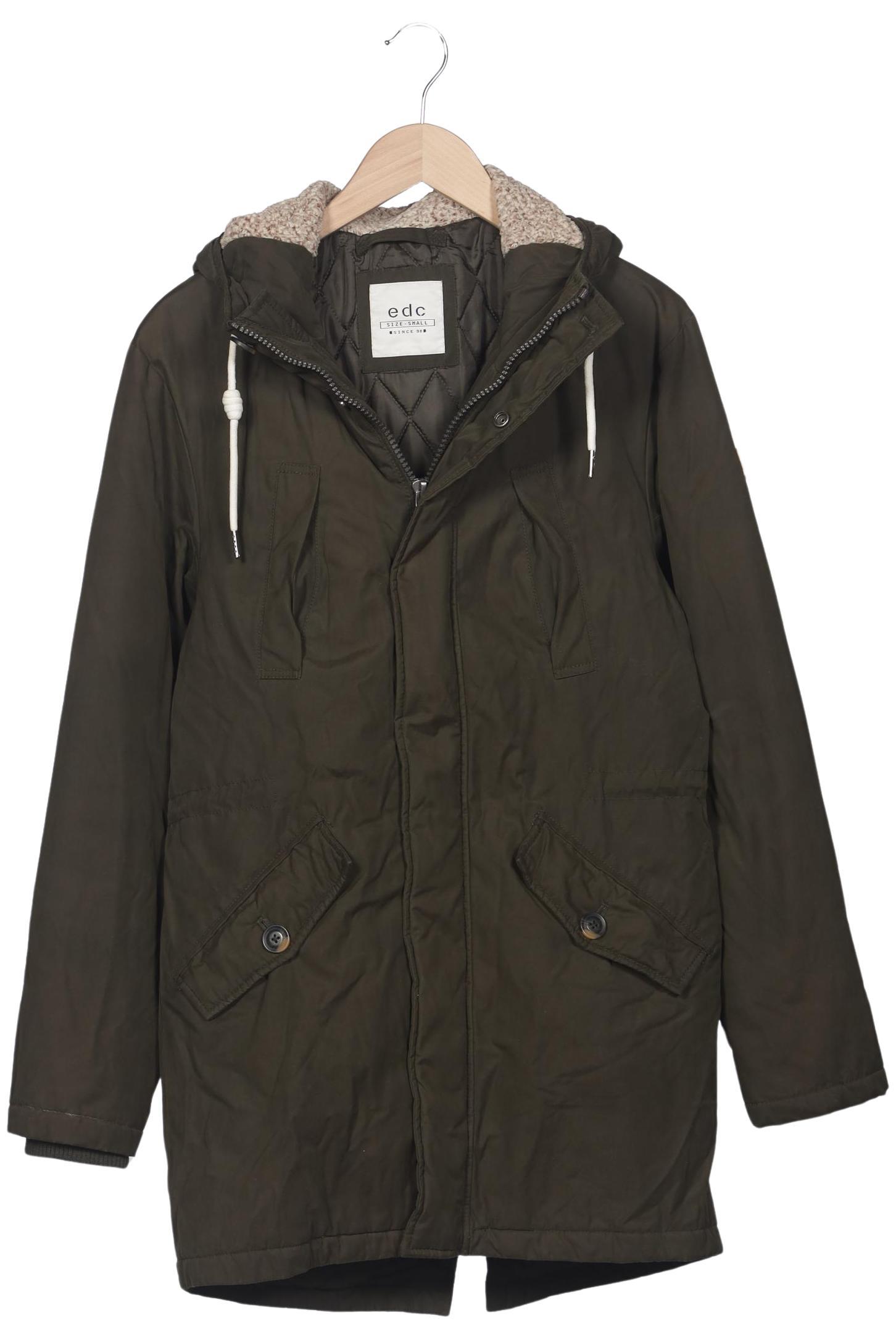 

edc by Esprit Herren Mantel, grün, Gr. 46
