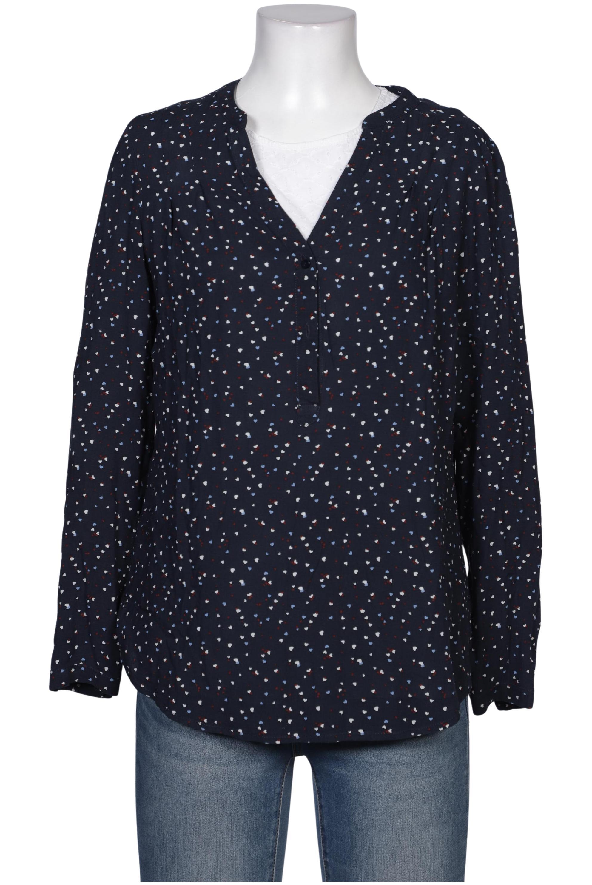 

edc by Esprit Damen Bluse, marineblau, Gr. 36