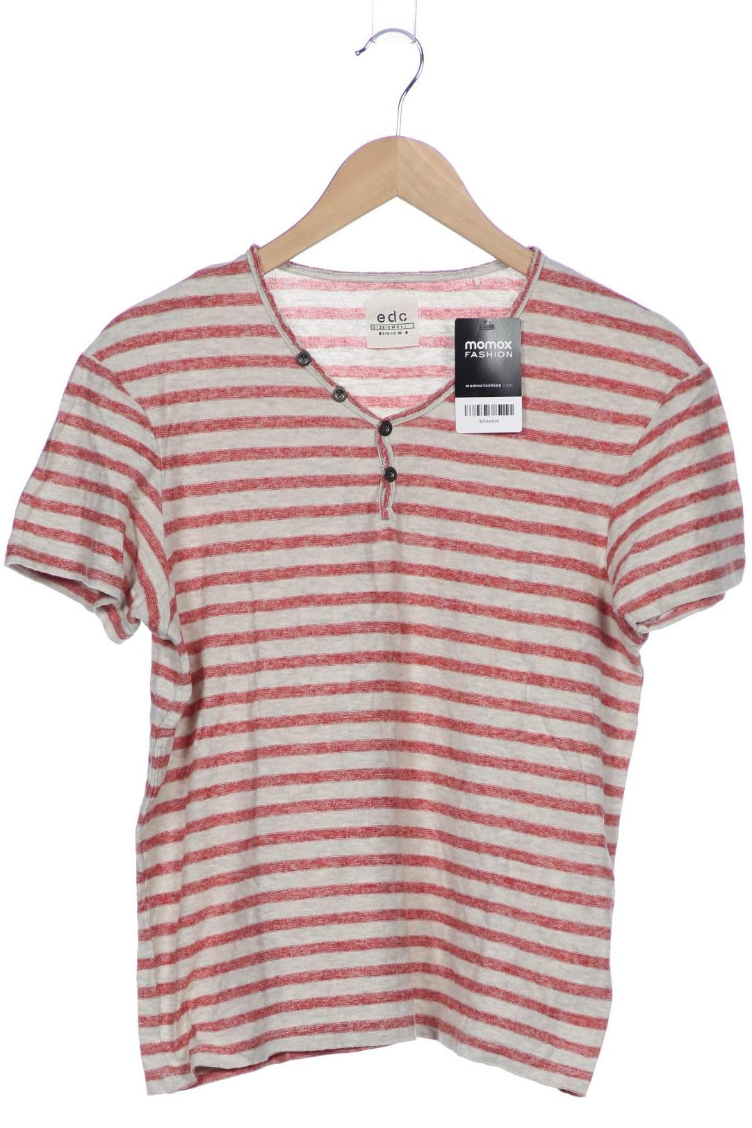 

edc by Esprit Herren T-Shirt, rot, Gr. 46