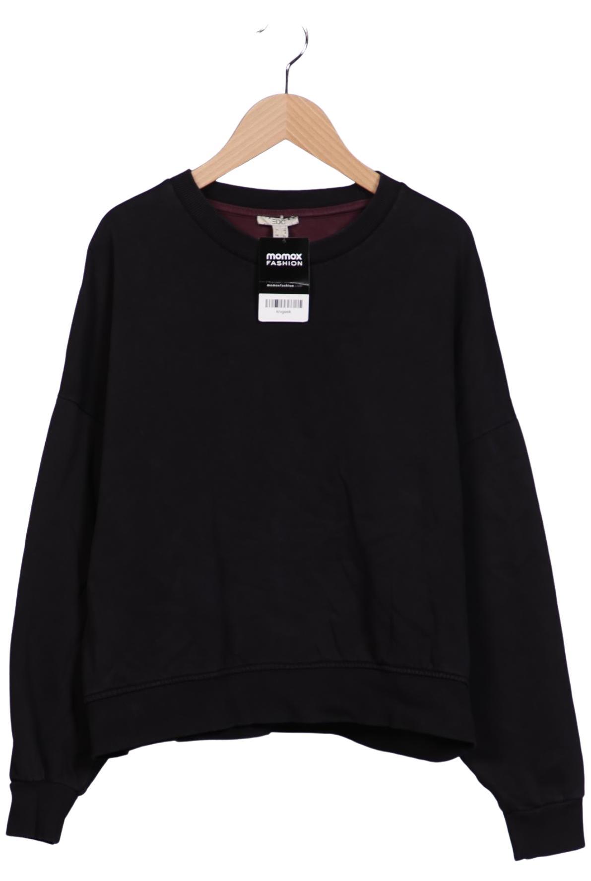 

edc by Esprit Damen Sweatshirt, schwarz, Gr. 34