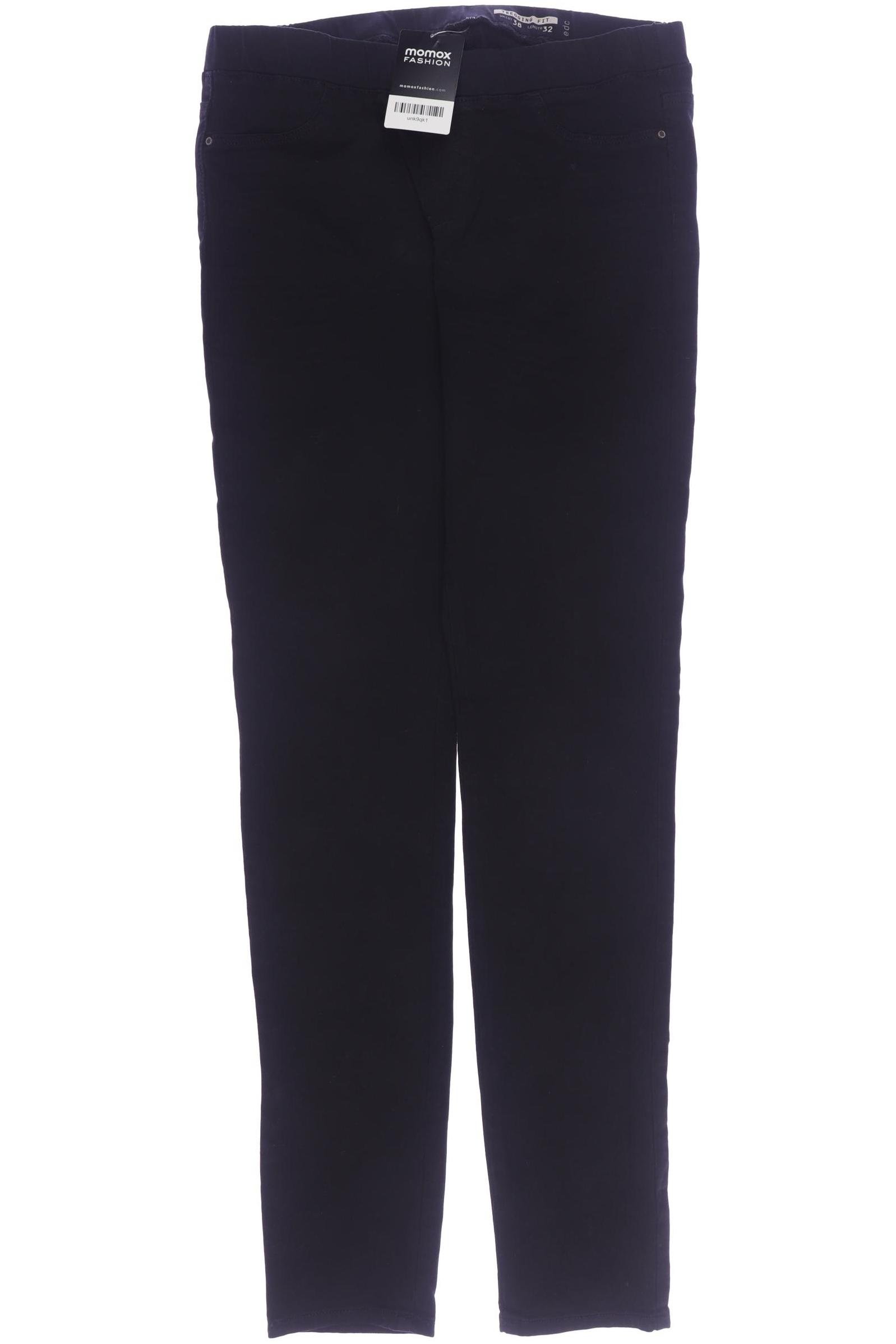 

edc by Esprit Damen Jeans, schwarz, Gr. 38