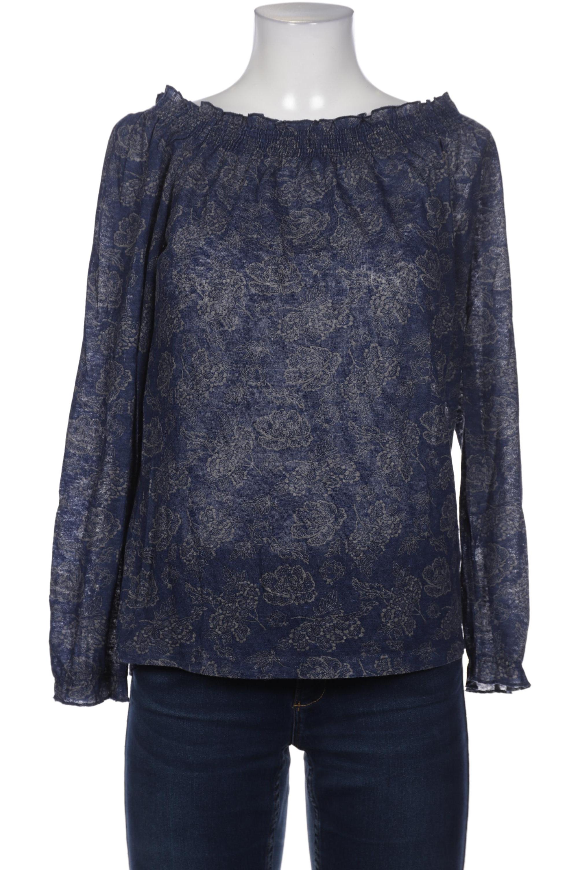 

edc by Esprit Damen Langarmshirt, marineblau, Gr. 38