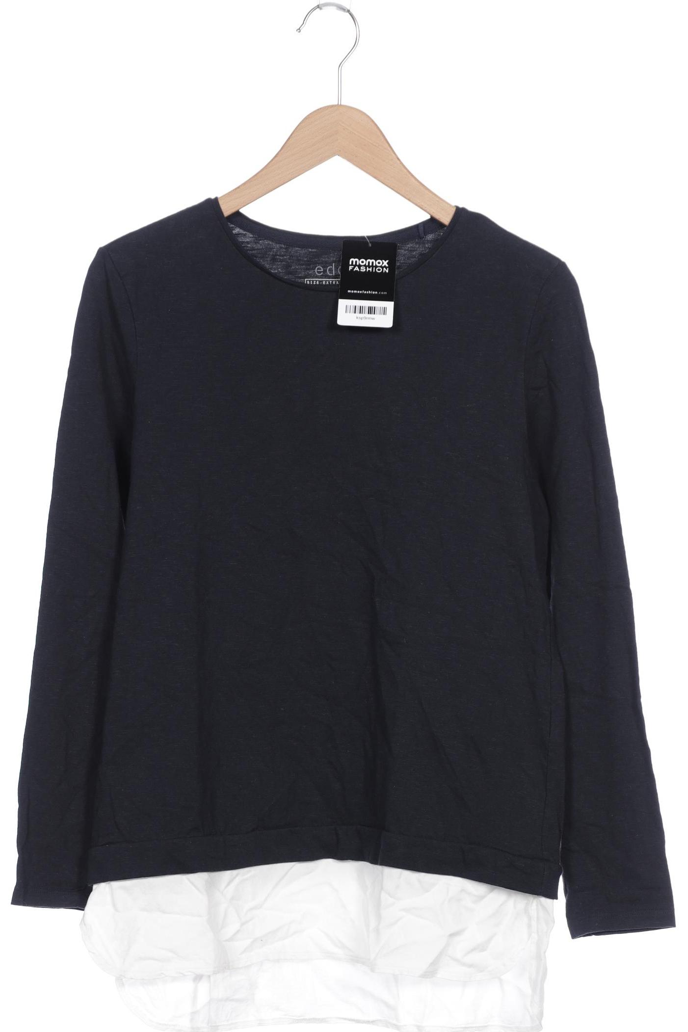 

edc by Esprit Damen Langarmshirt, marineblau