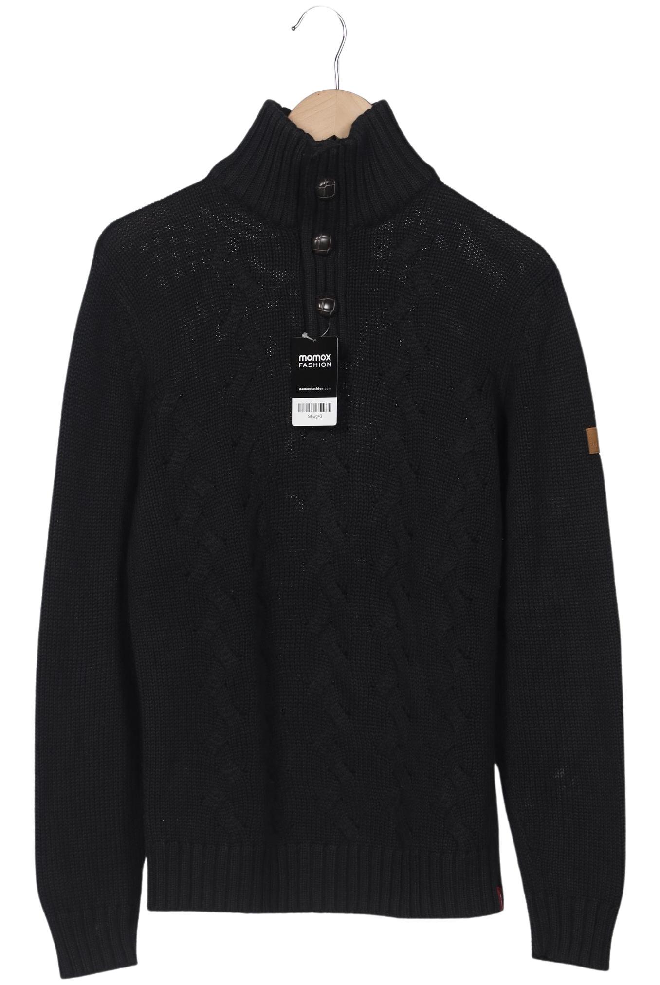 

edc by Esprit Herren Pullover, schwarz, Gr. 46