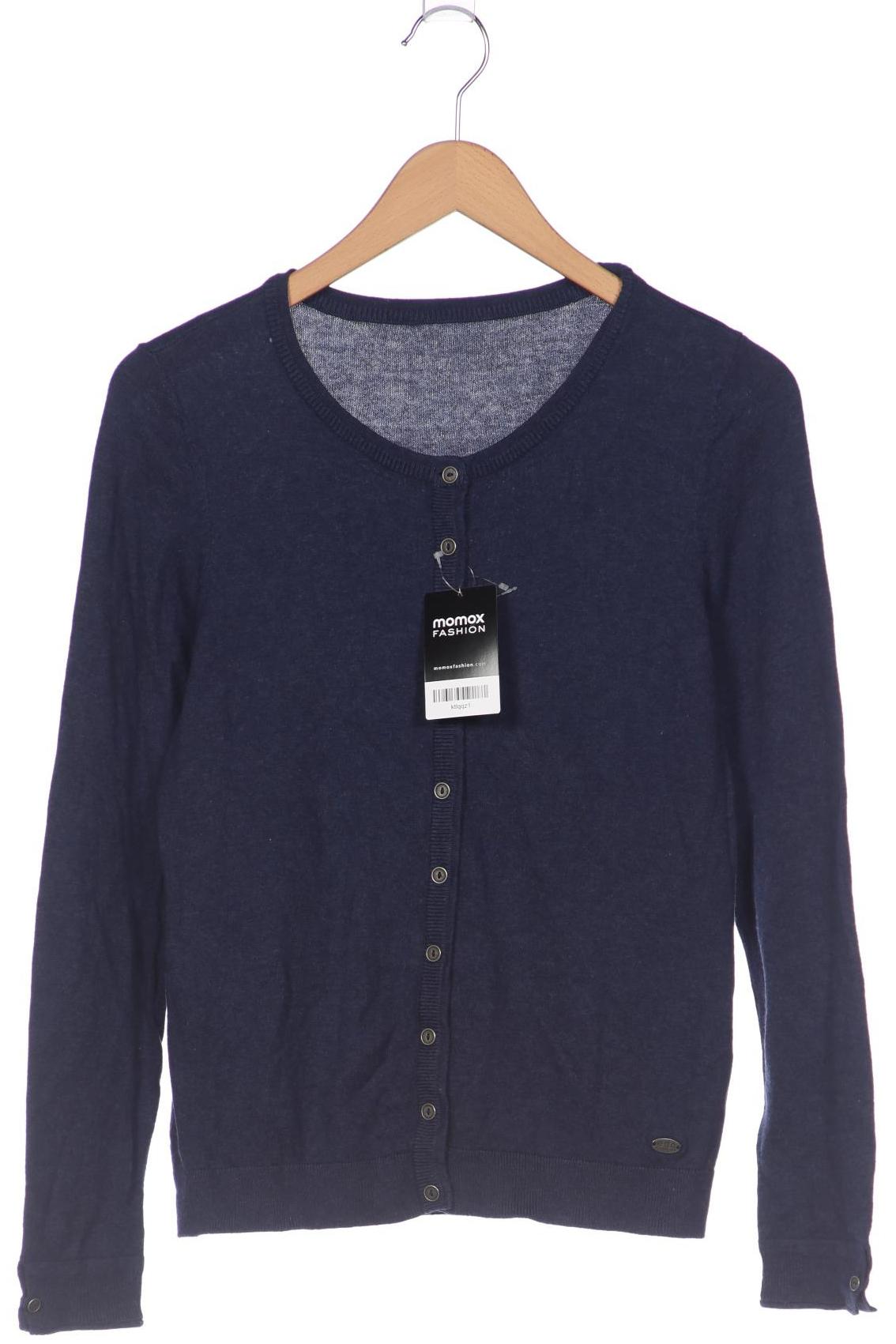 

edc by Esprit Damen Strickjacke, marineblau, Gr. 38
