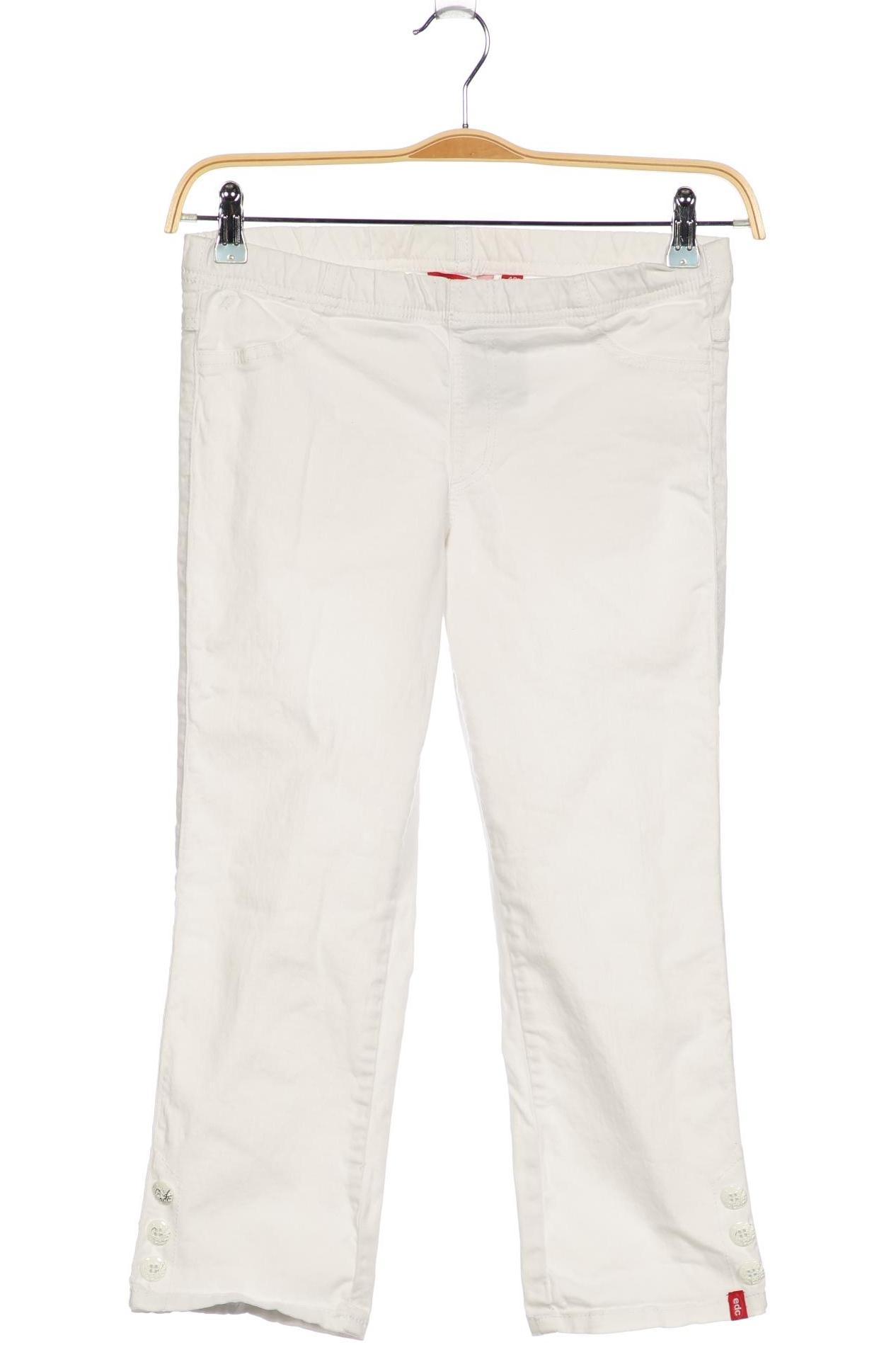 

edc by Esprit Damen Stoffhose, weiß, Gr. 40