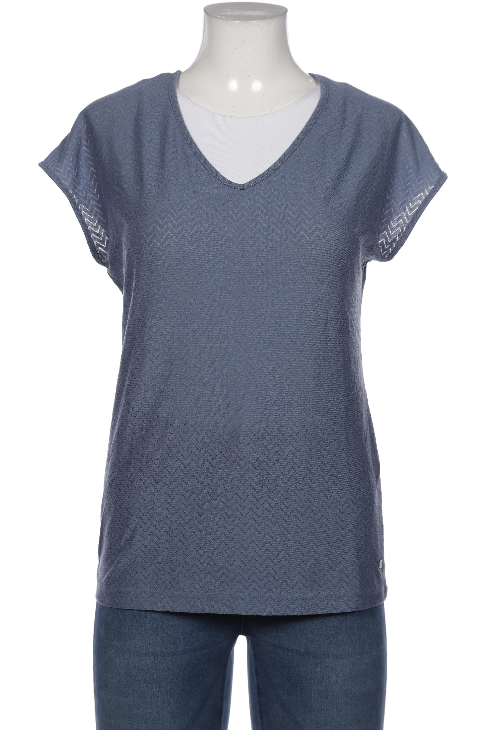 

edc by Esprit Damen T-Shirt, blau, Gr. 42