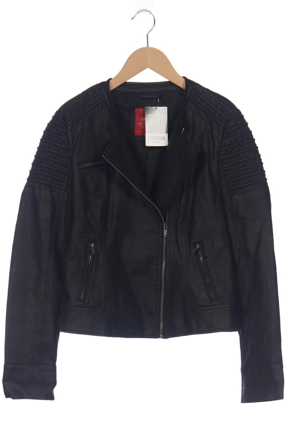 

edc by Esprit Damen Jacke, schwarz, Gr. 42