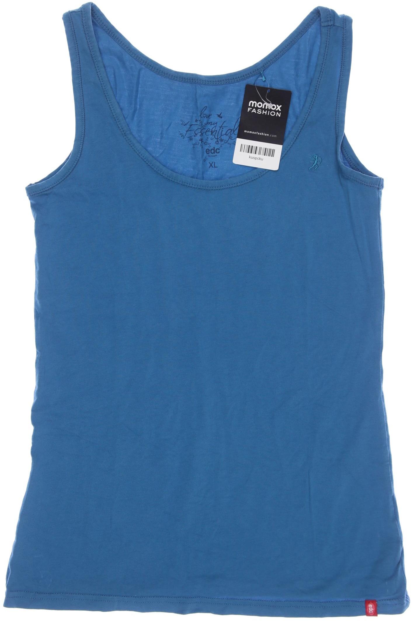

edc by Esprit Damen Top, blau, Gr. 44