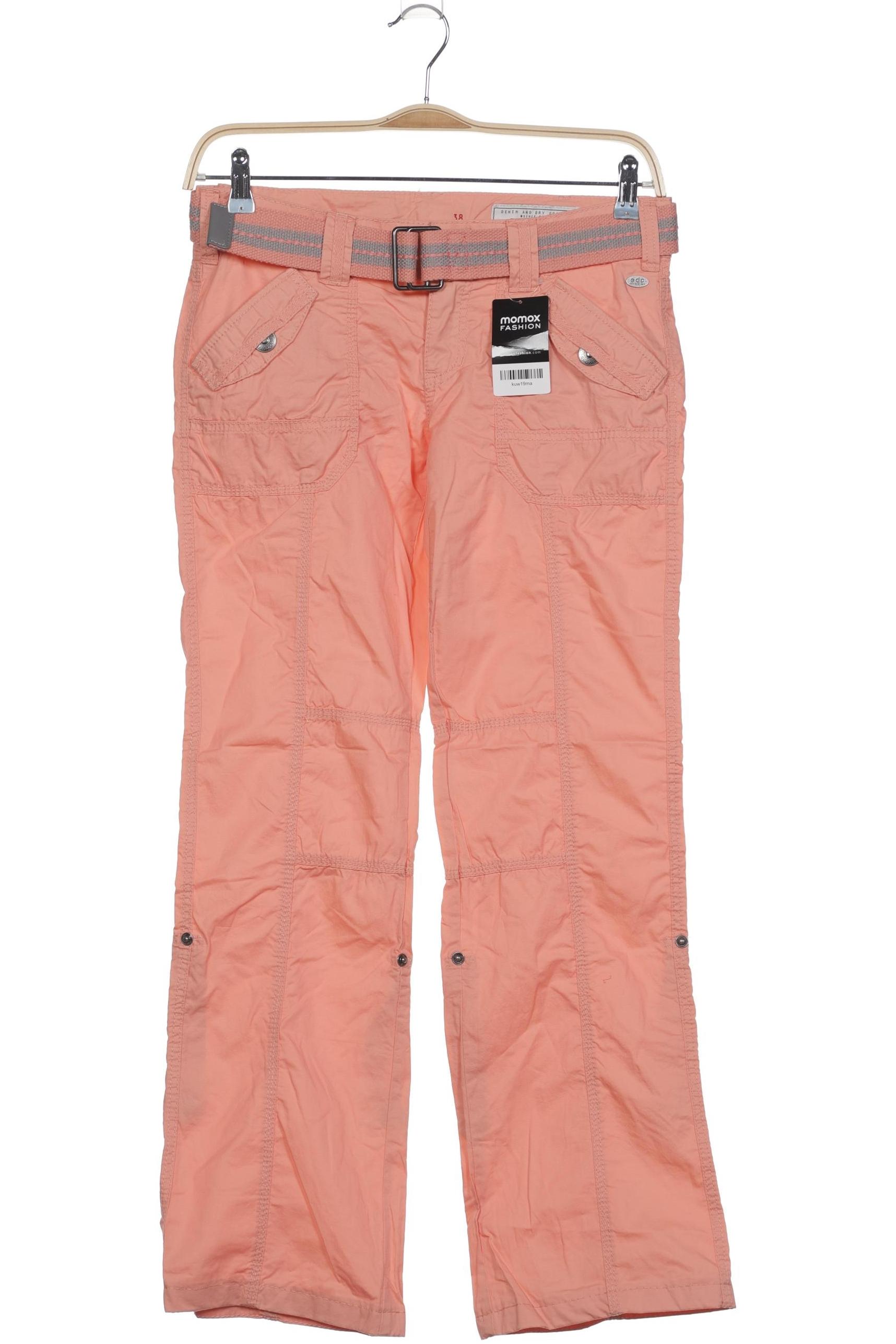 

edc by Esprit Damen Stoffhose, pink, Gr. 38