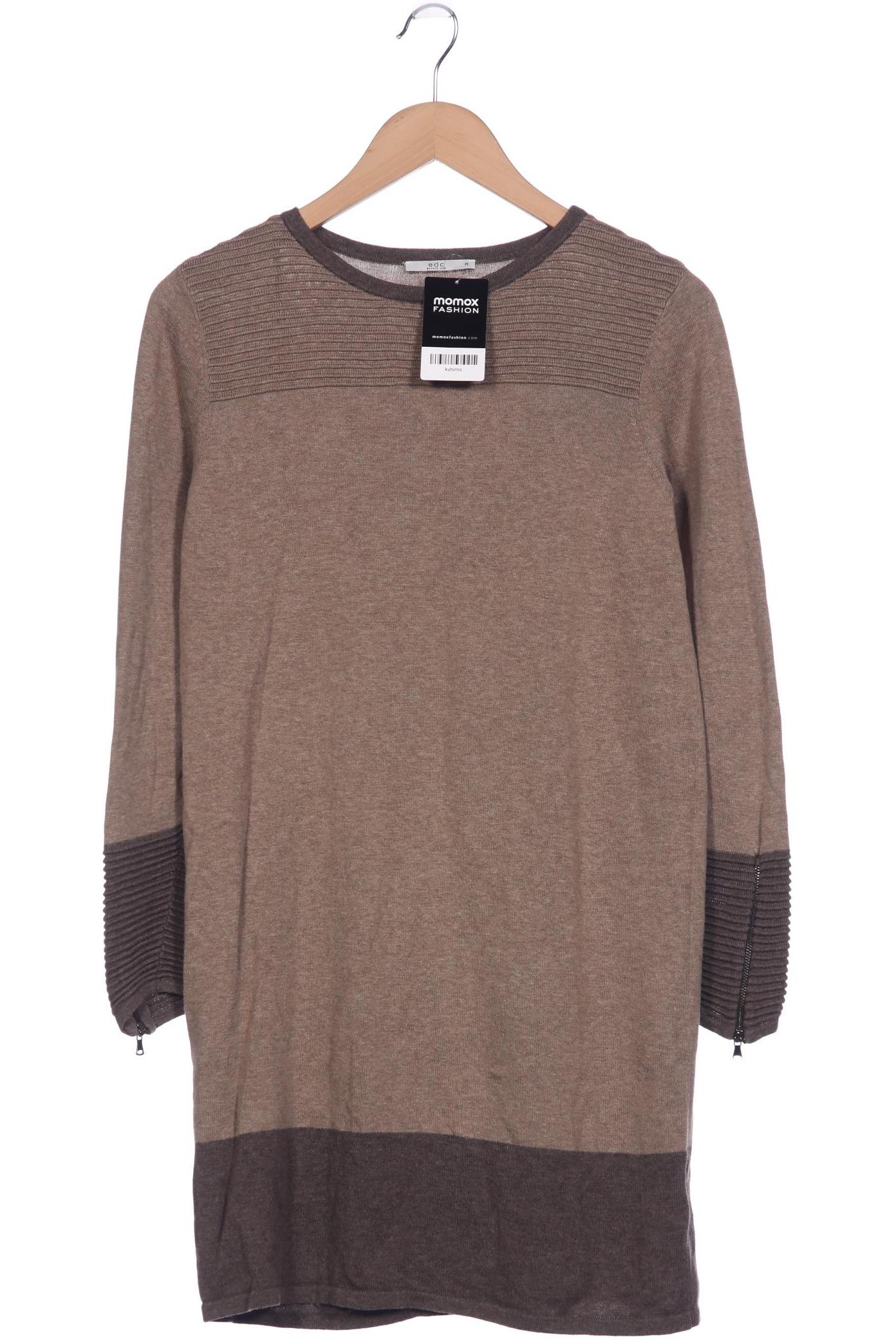 

edc by Esprit Damen Pullover, beige, Gr. 38