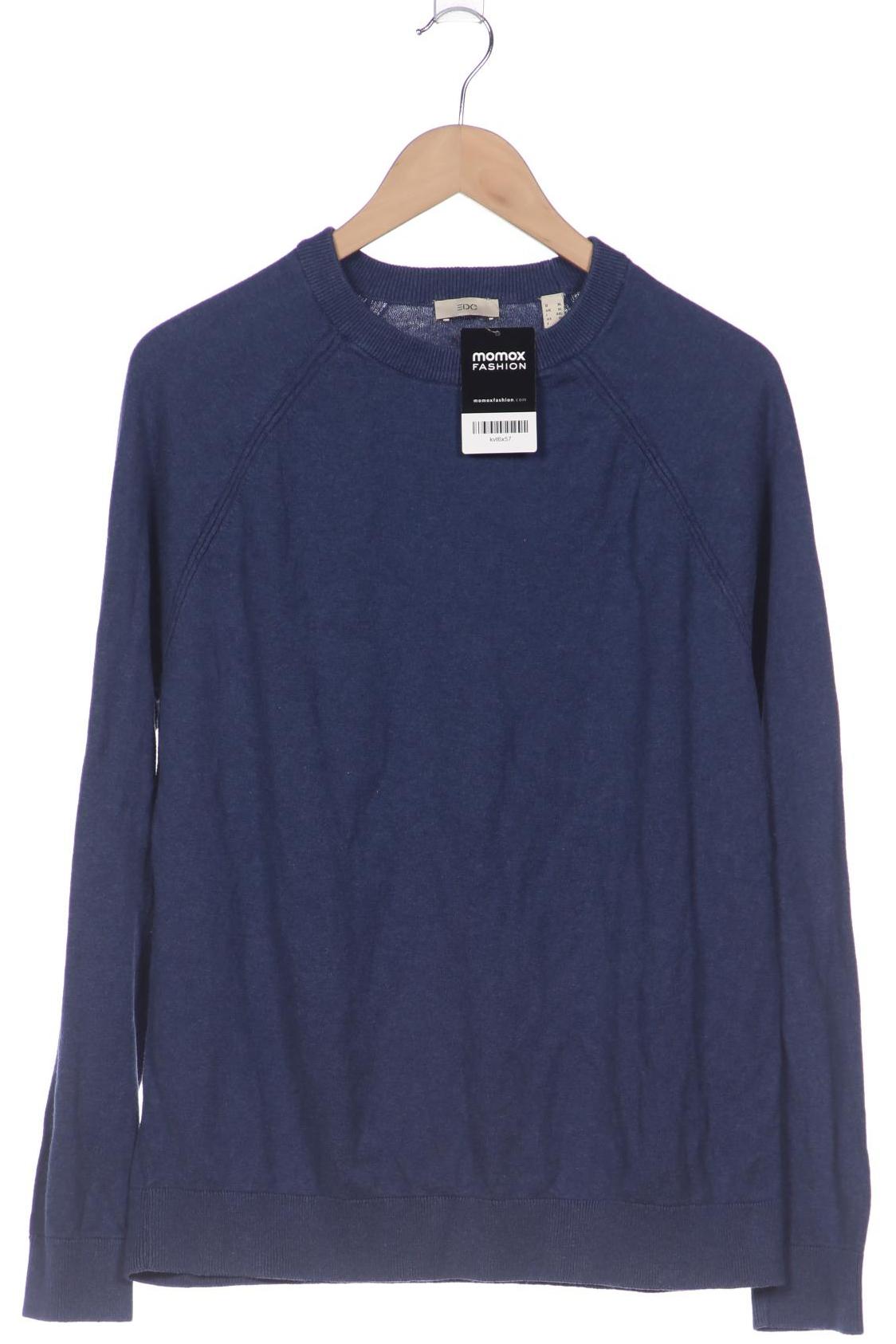 

edc by Esprit Herren Pullover, blau, Gr. 54