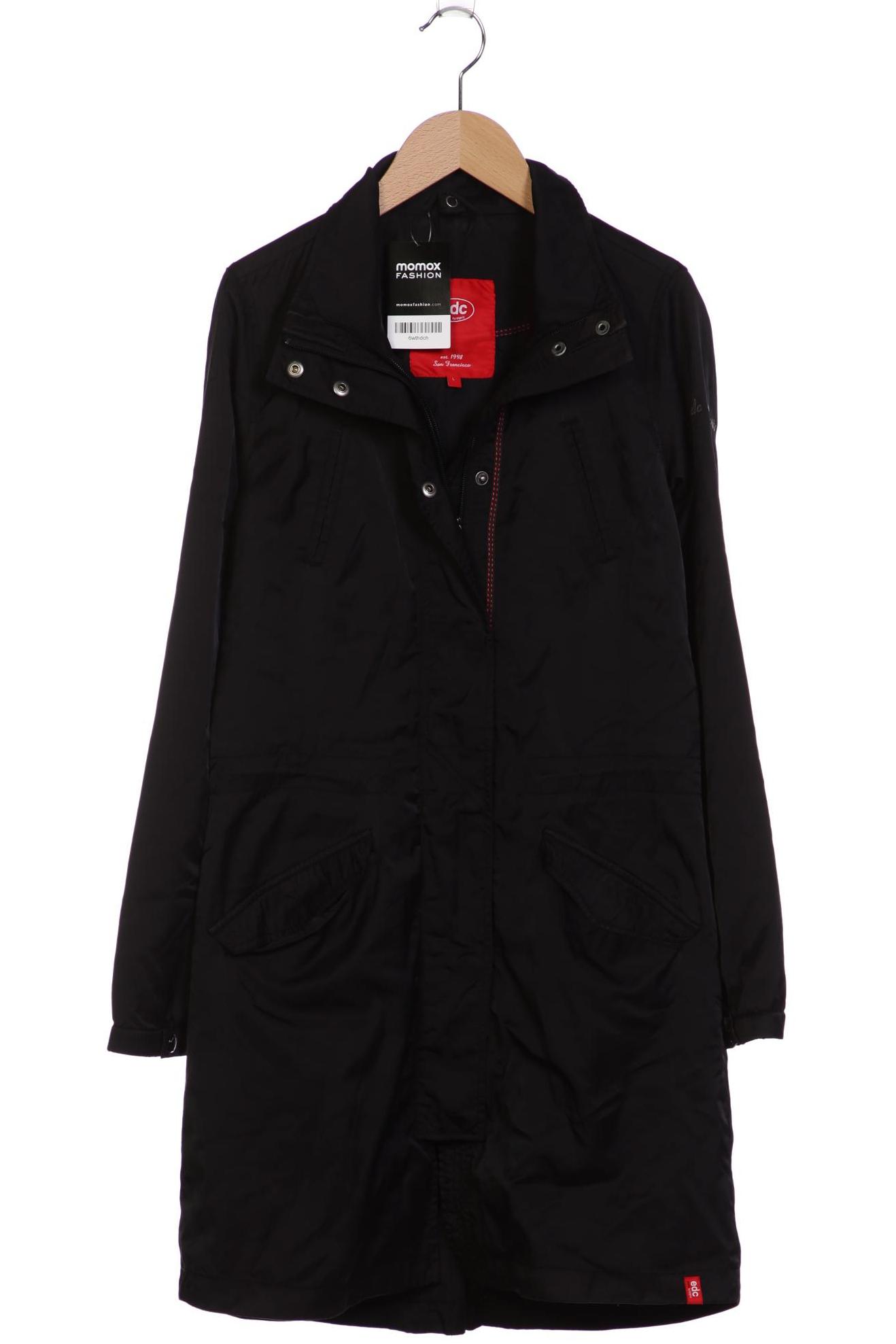 

edc by Esprit Damen Mantel, schwarz, Gr. 42