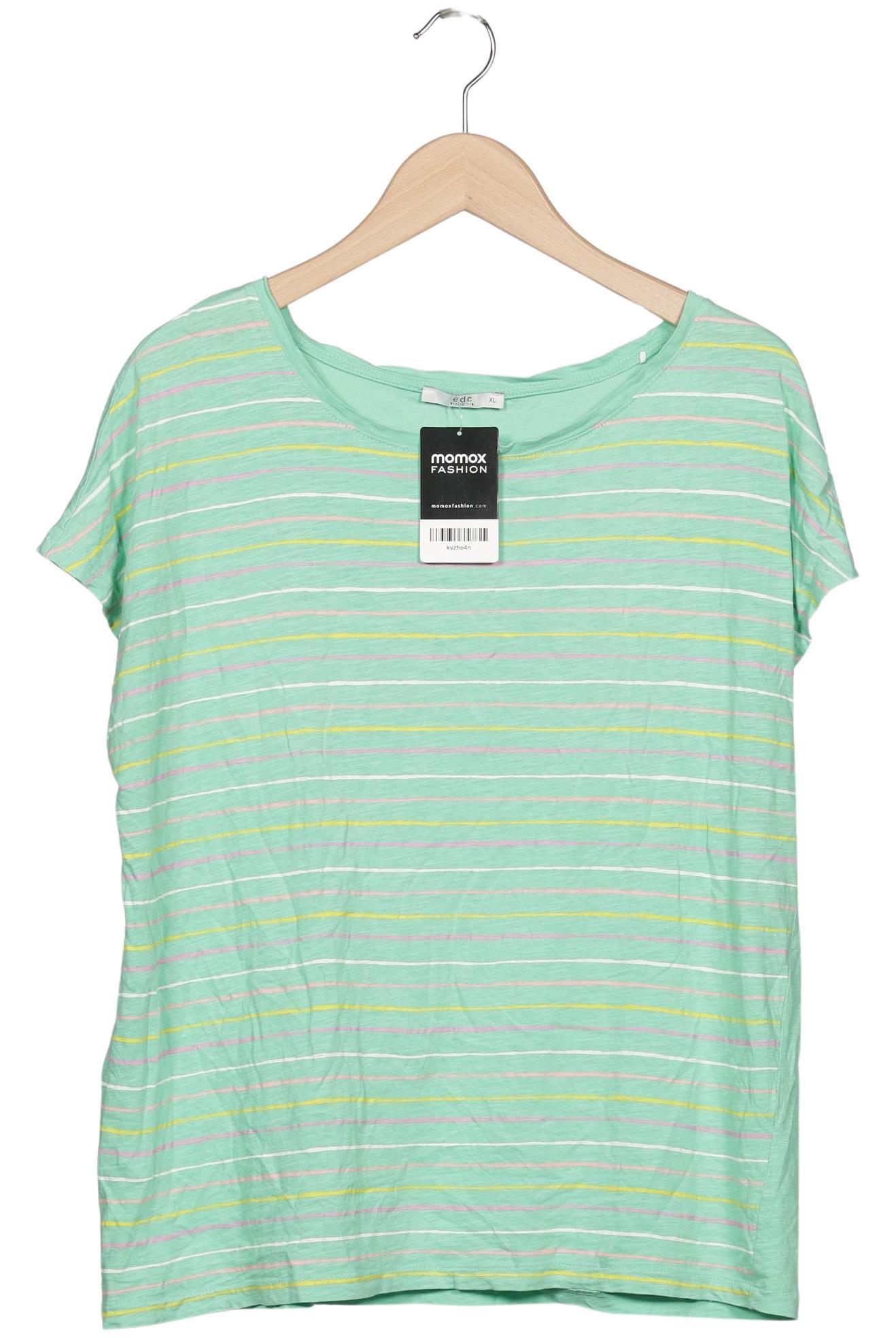 

edc by Esprit Damen T-Shirt, hellgrün, Gr. 44