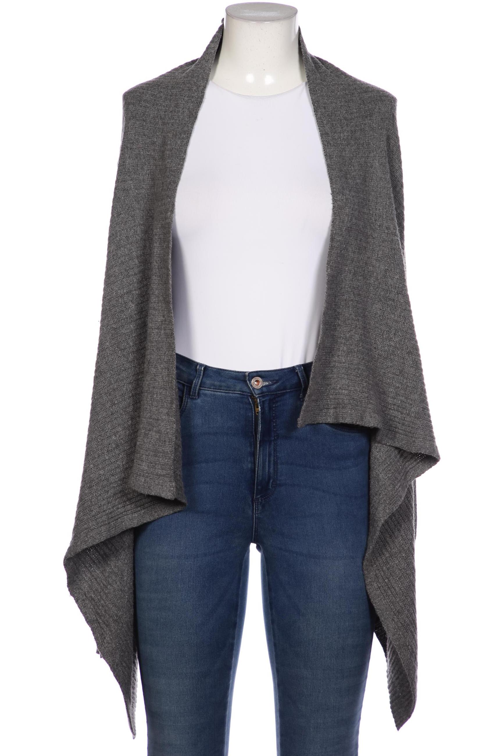 

edc by Esprit Damen Strickjacke, grau, Gr. 38