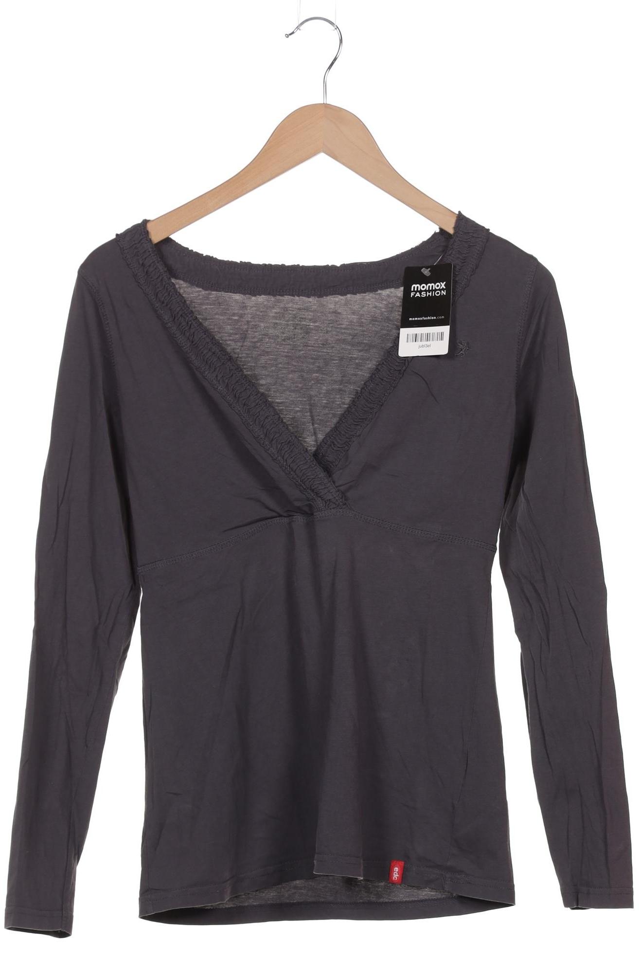 

edc by Esprit Damen Langarmshirt, marineblau, Gr. 44