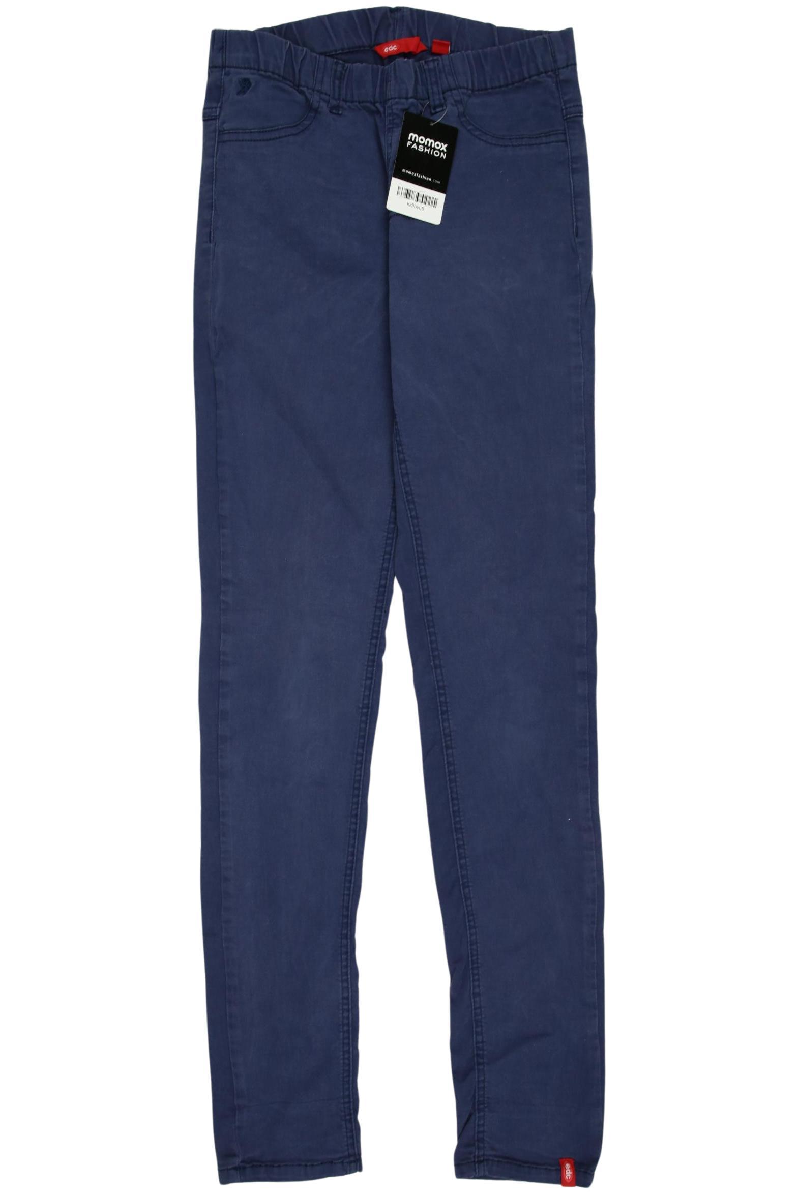 

edc by Esprit Damen Stoffhose, blau, Gr. 36
