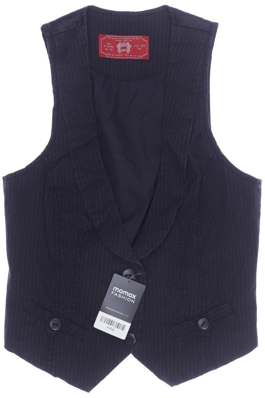 

edc by Esprit Damen Weste, schwarz, Gr. 40