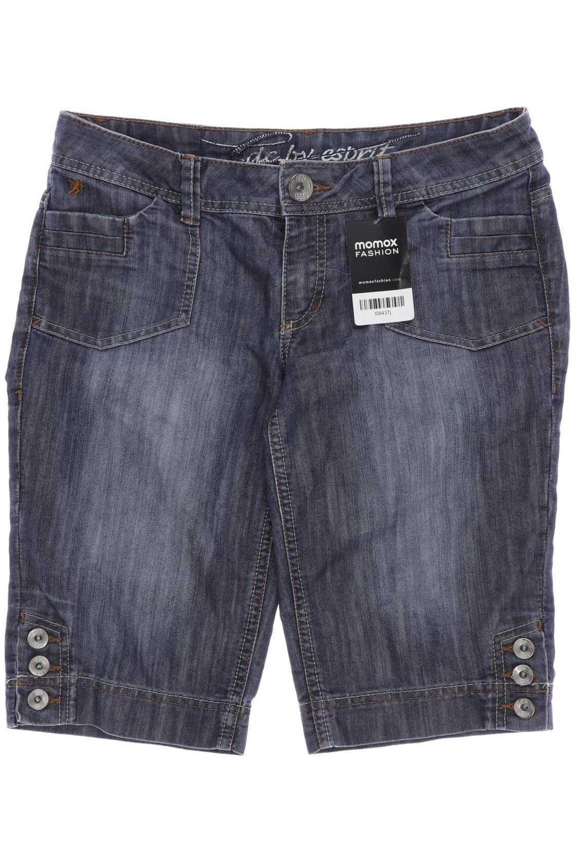 

edc by Esprit Damen Shorts, blau, Gr. 38