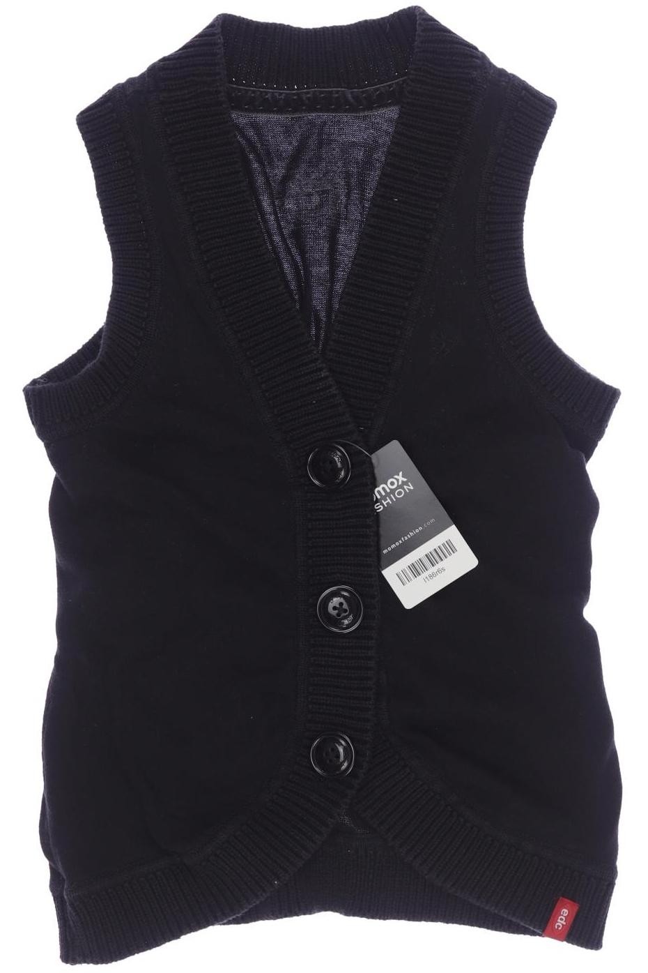 

edc by Esprit Damen Weste, schwarz, Gr. 34