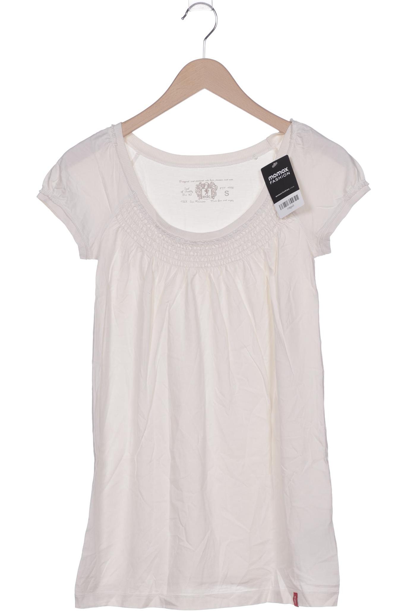 

edc by Esprit Damen T-Shirt, cremeweiß, Gr. 36