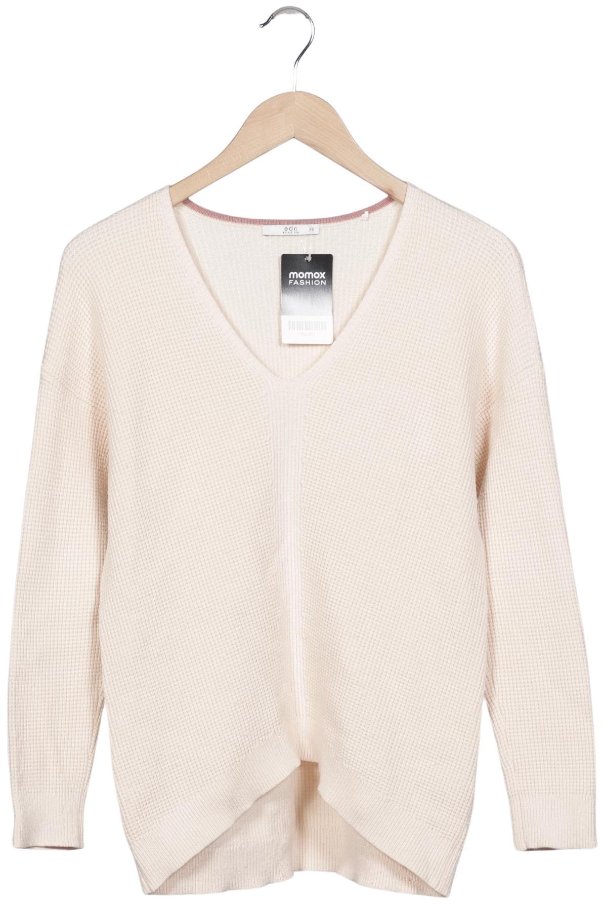 

edc by Esprit Damen Pullover, cremeweiß, Gr. 34