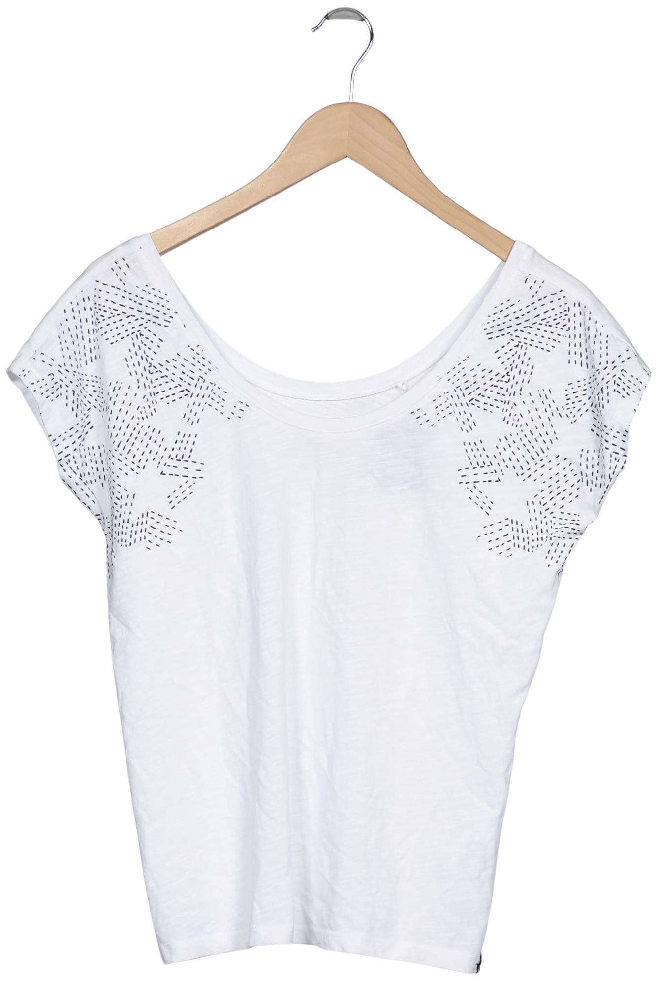 

edc by Esprit Damen T-Shirt, weiß, Gr. 34