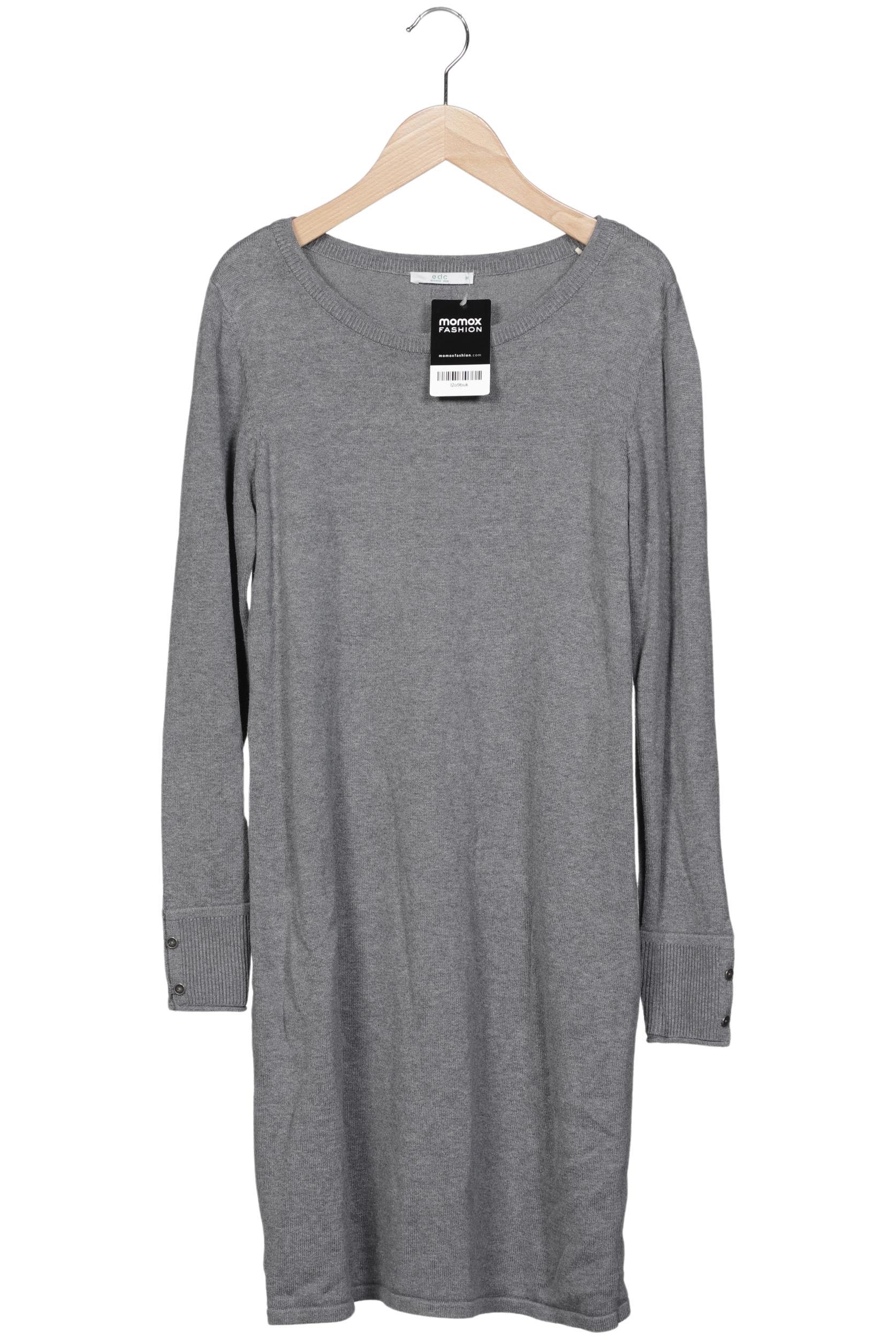 

edc by Esprit Damen Kleid, grau, Gr. 38