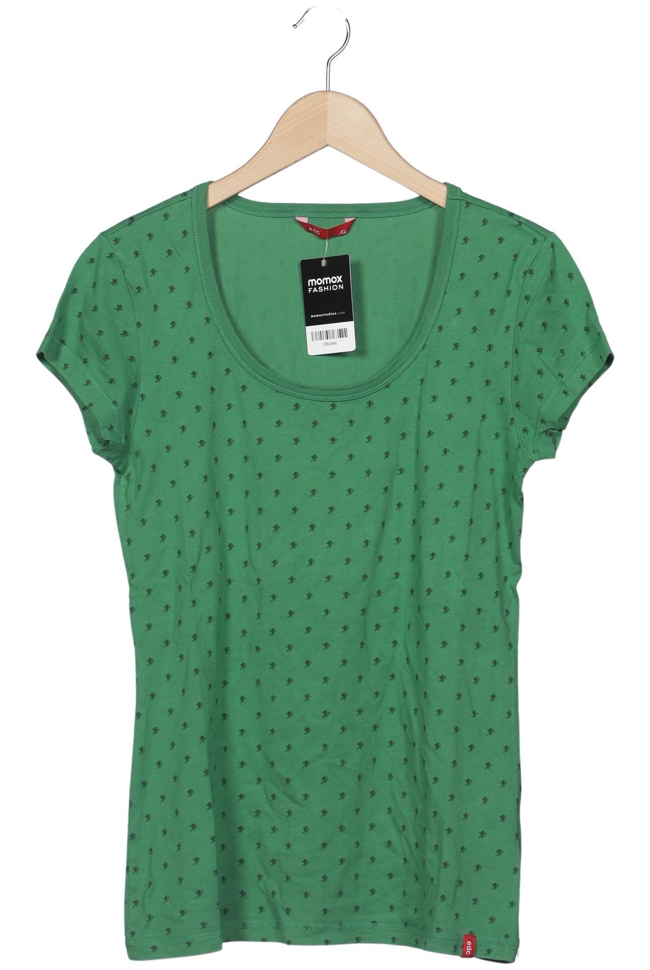 

edc by Esprit Damen T-Shirt, grün, Gr. 44