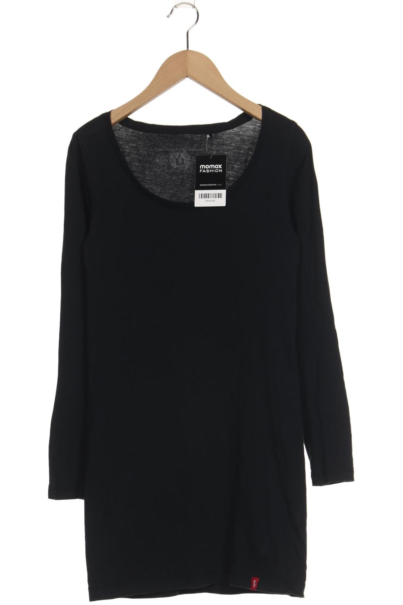 

edc by Esprit Damen Langarmshirt, schwarz, Gr. 36