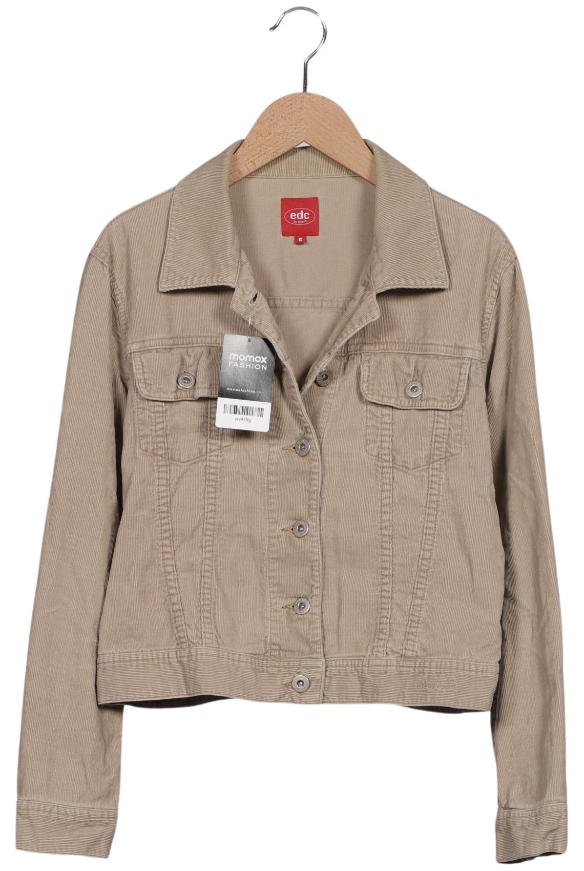 

edc by Esprit Damen Jacke, beige, Gr. 36