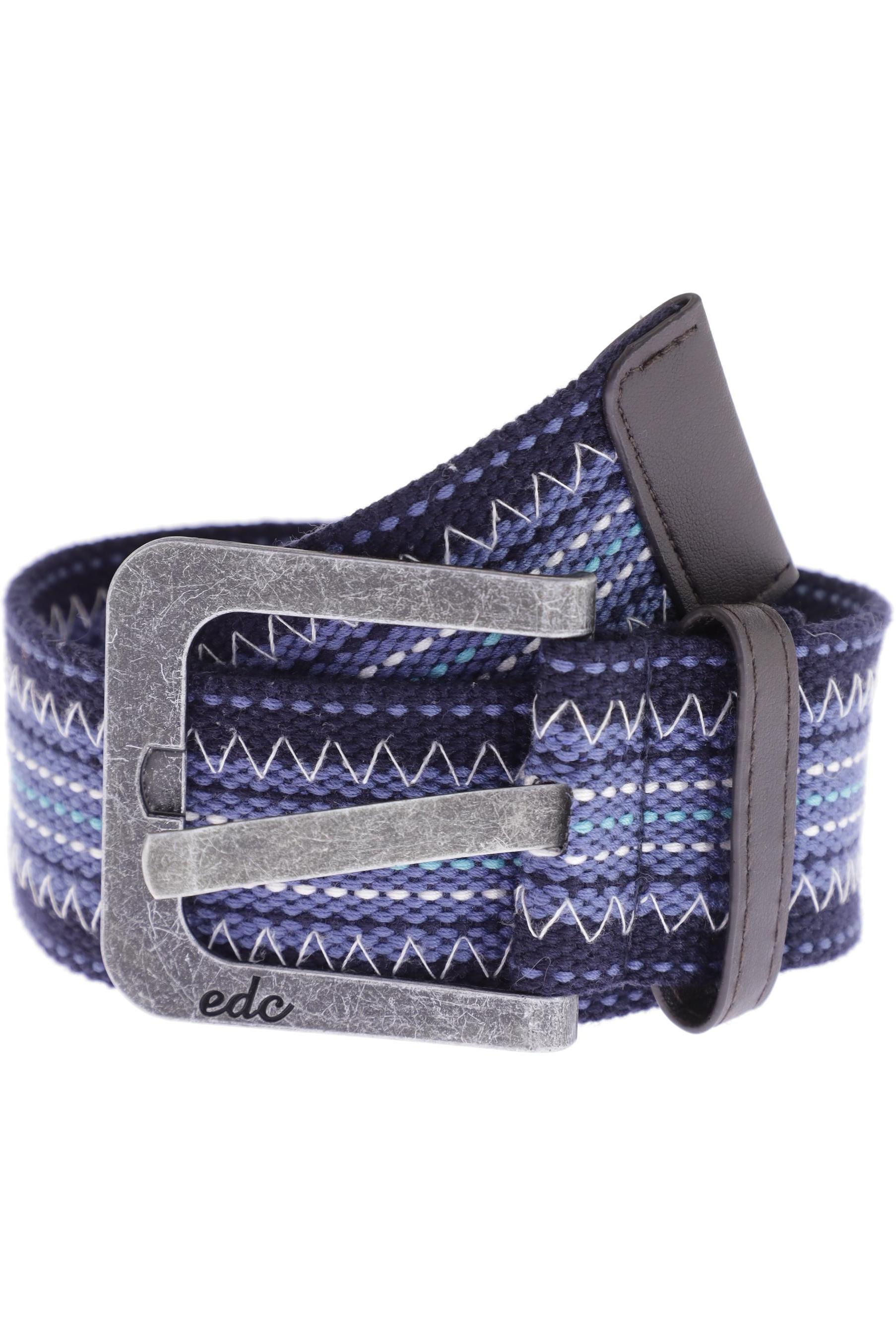 

edc by Esprit Damen Gürtel, blau, Gr. 75