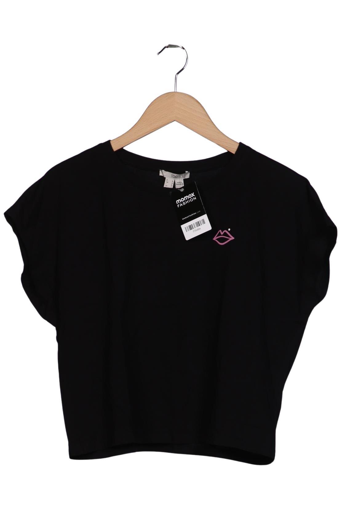 

edc by Esprit Damen T-Shirt, schwarz, Gr. 36