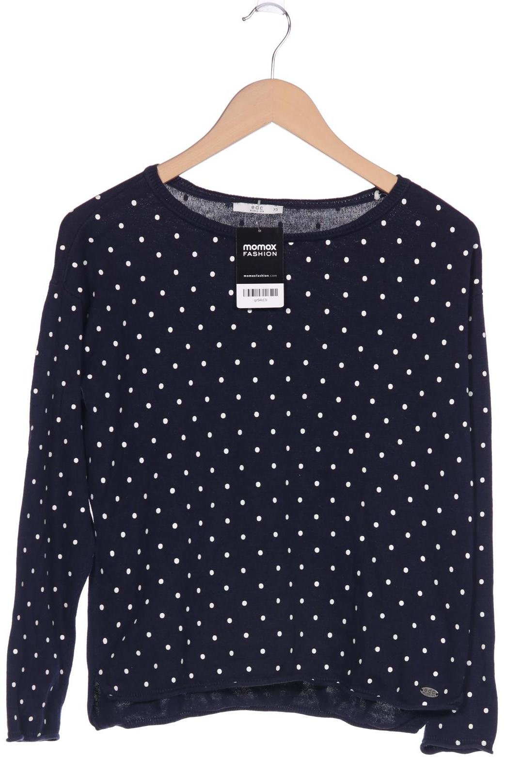 

edc by Esprit Damen Pullover, marineblau, Gr. 34