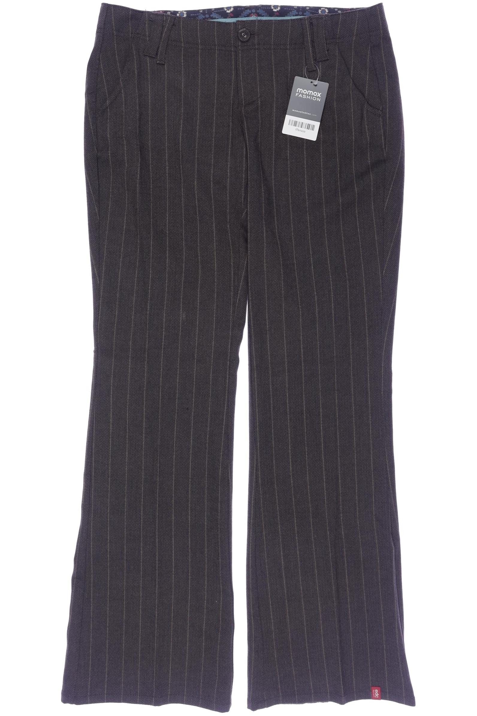

edc by Esprit Damen Stoffhose, braun, Gr. 38