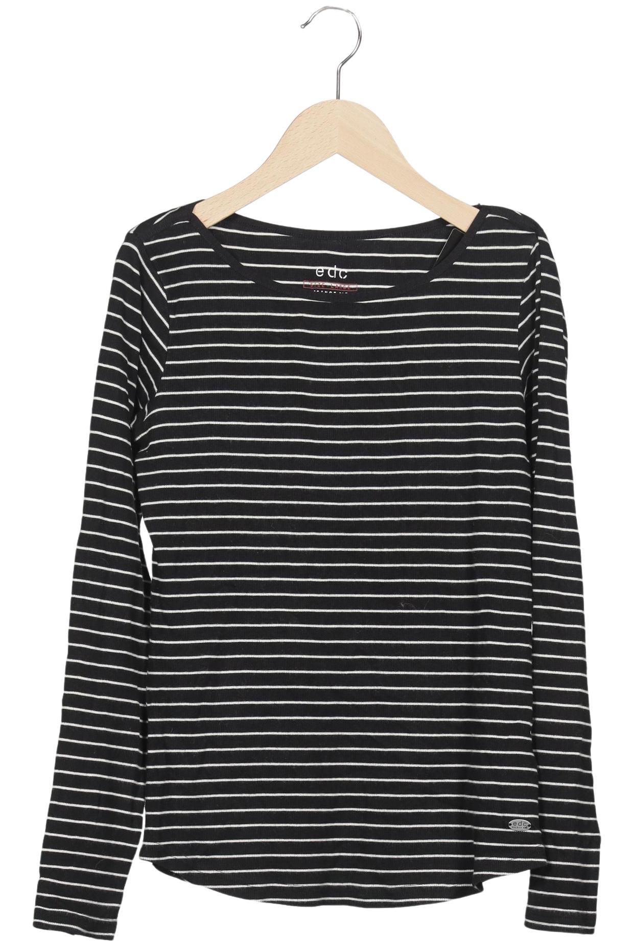 

edc by Esprit Damen Langarmshirt, mehrfarbig, Gr. 42