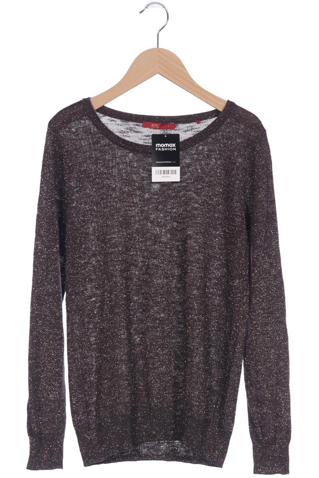 

edc by Esprit Damen Pullover, braun, Gr. 42