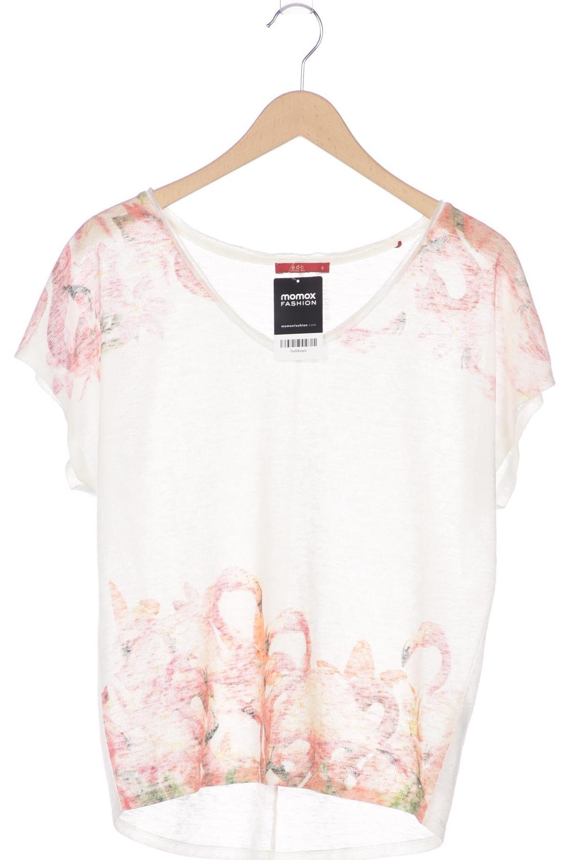 

edc by Esprit Damen T-Shirt, cremeweiß, Gr. 36