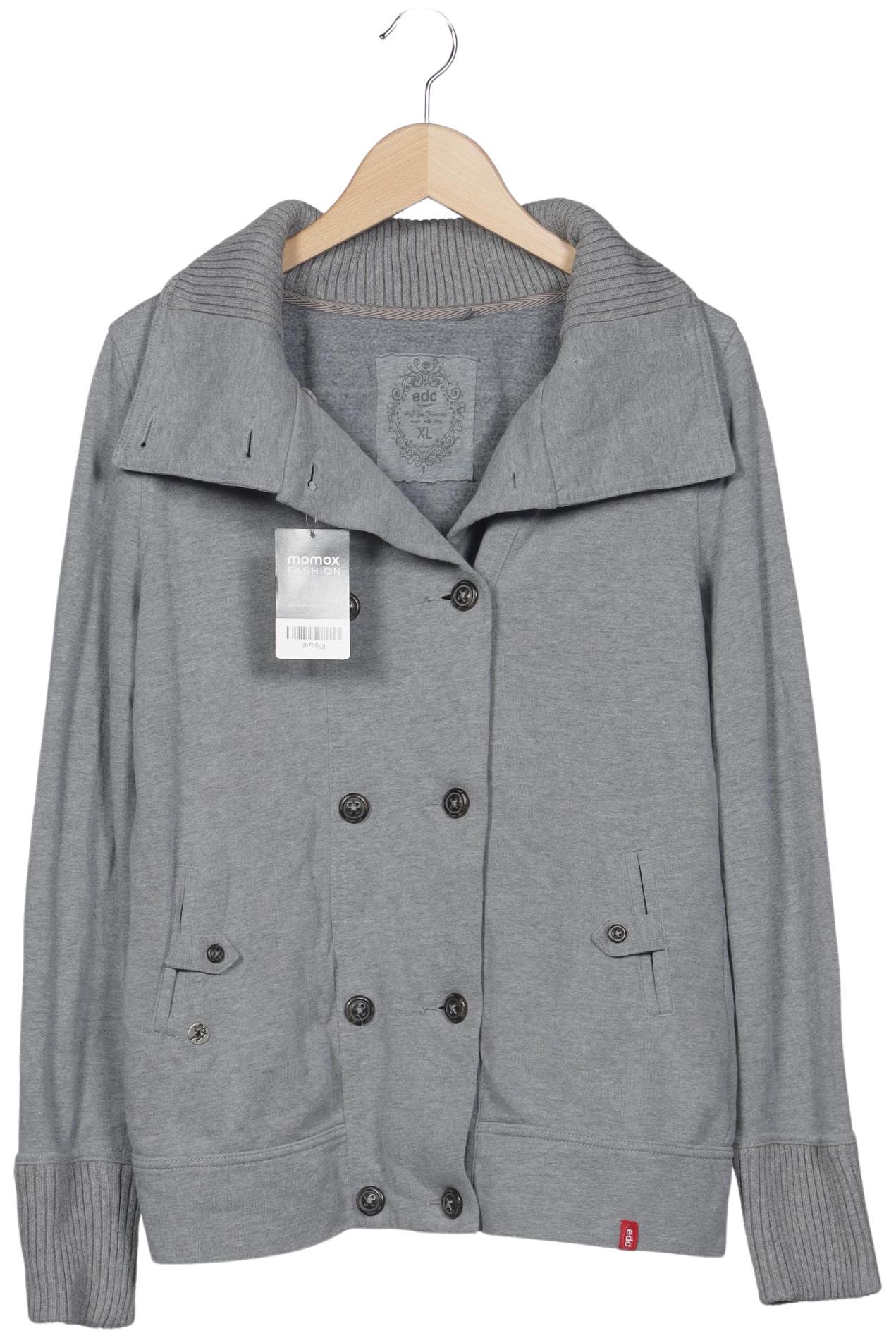 

edc by Esprit Damen Jacke, grau, Gr. 44