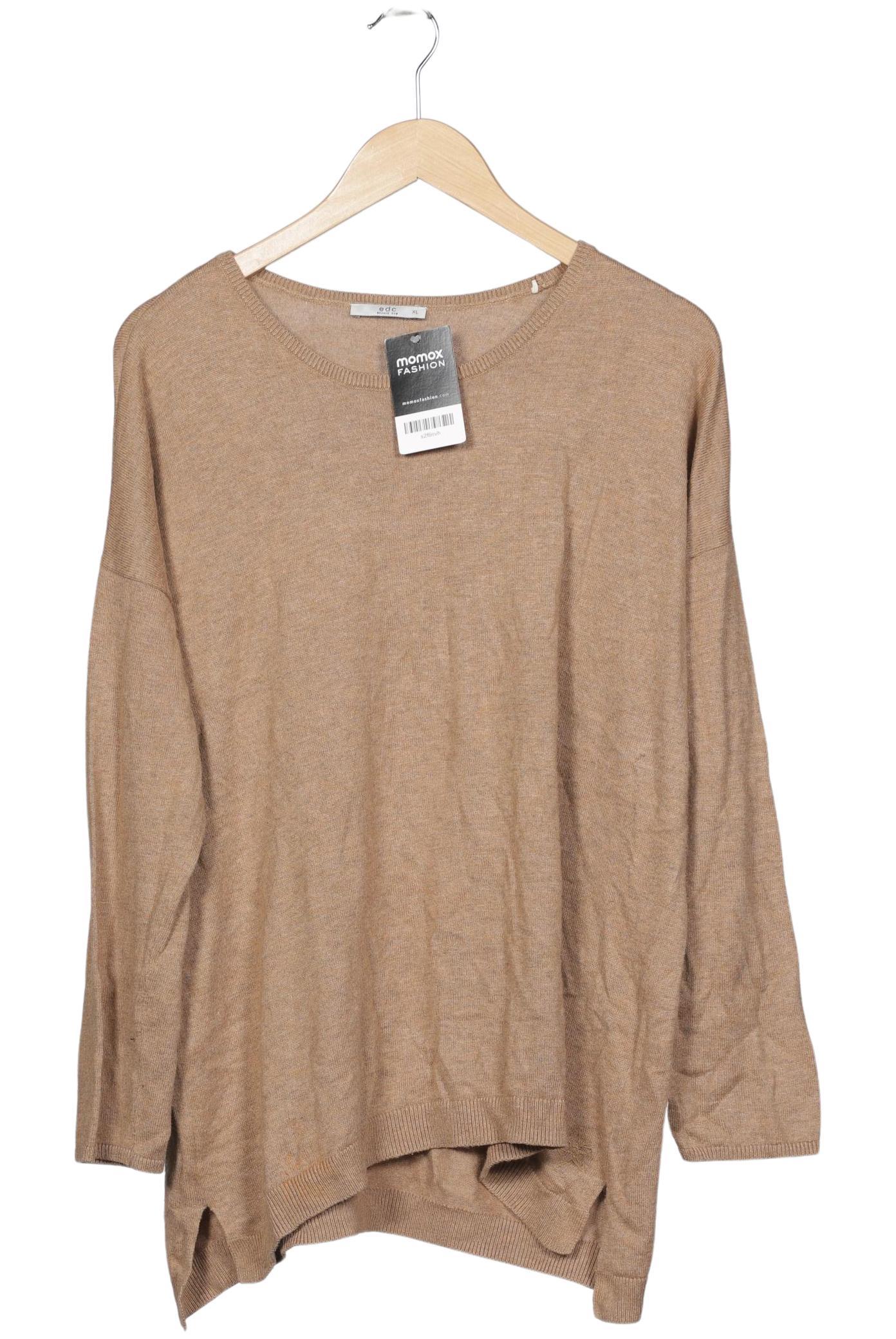

edc by Esprit Damen Pullover, beige, Gr. 44