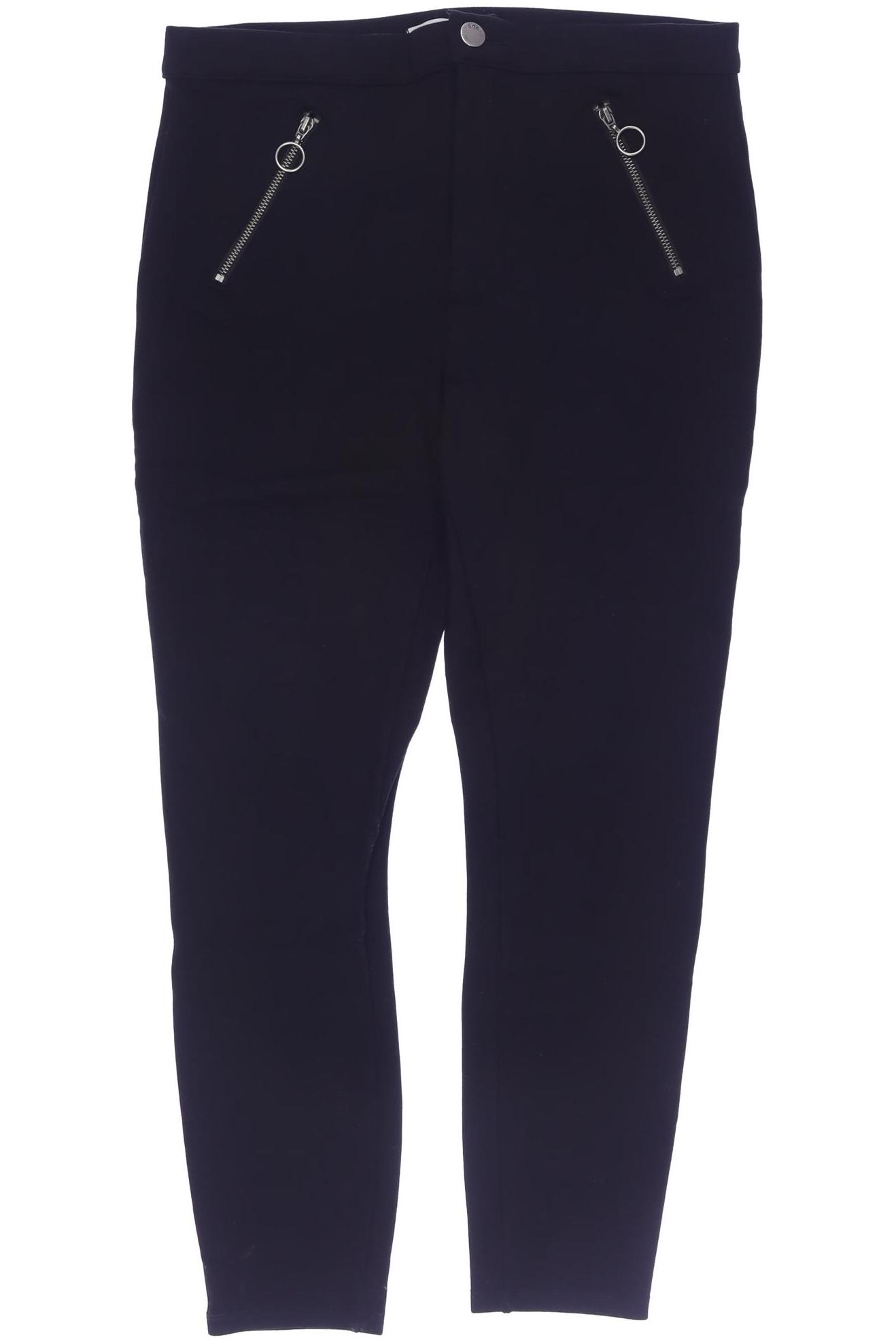 

edc by Esprit Damen Stoffhose, schwarz, Gr. 0